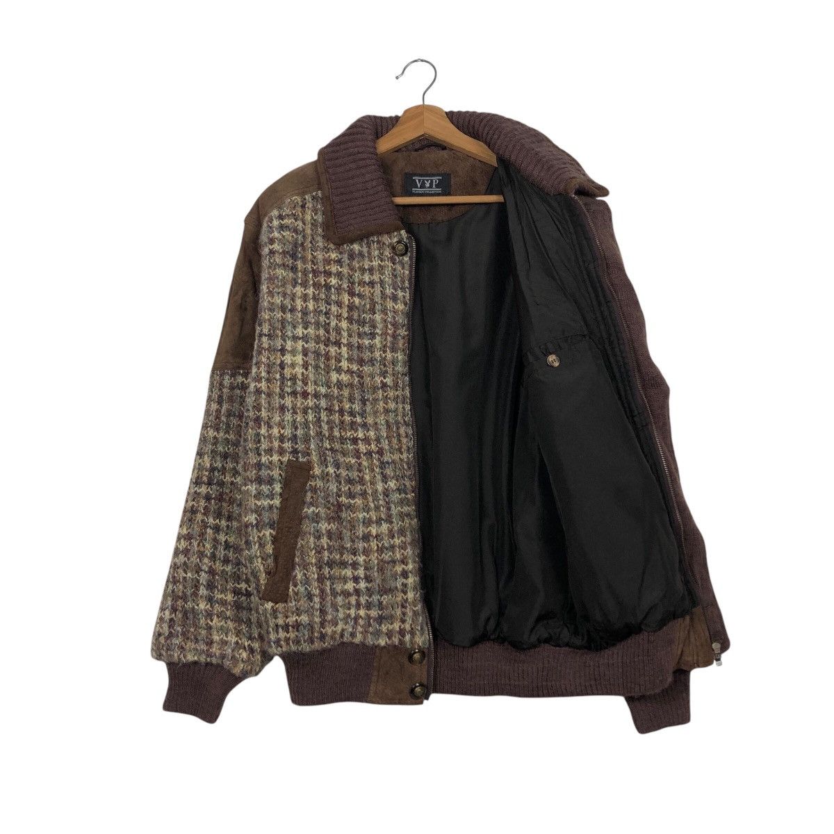 Designer × Japanese Brand × Vintage 📌Vintage Bomber Jacket Knit VIP Playboy Collections Size US L / EU 52-54 / 3 - 11 Thumbnail