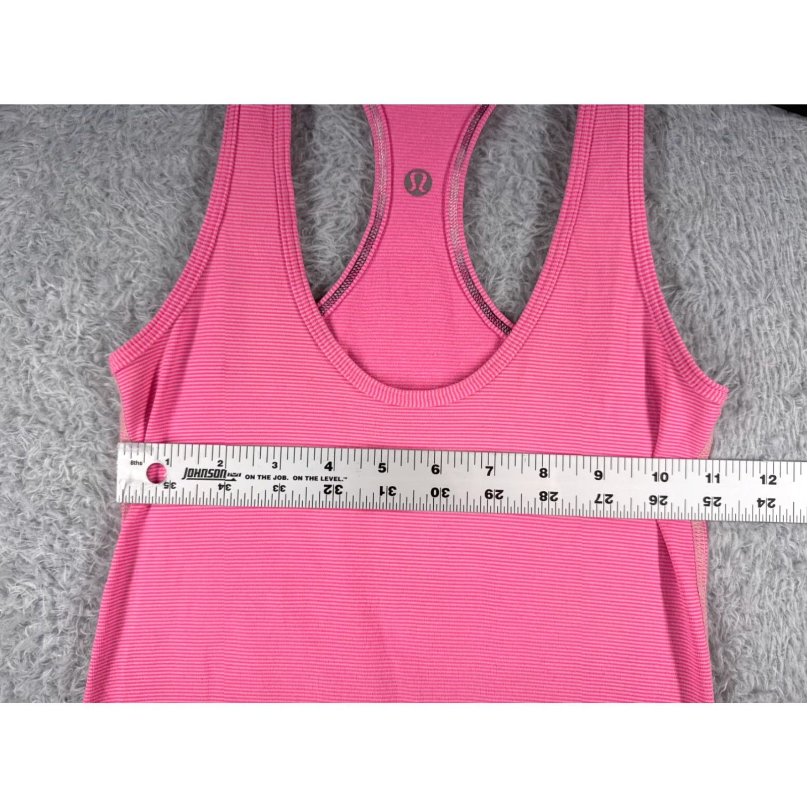 Lululemon Lululemon Women Shirt 2 Pink Stripe Racerback Gym Running Yoga Luon Sleeveless Casual Shirt Womens Shirt Size XS / US 0-2 / IT 36-38 - 6 Thumbnail