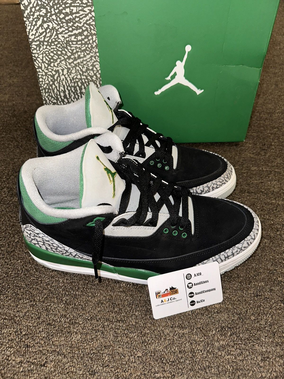 Jordan Brand Size 10.5 - Jordan 3 Retro Mid Pine Green Size US 10.5 / EU 43-44 - 1 Thumbnail