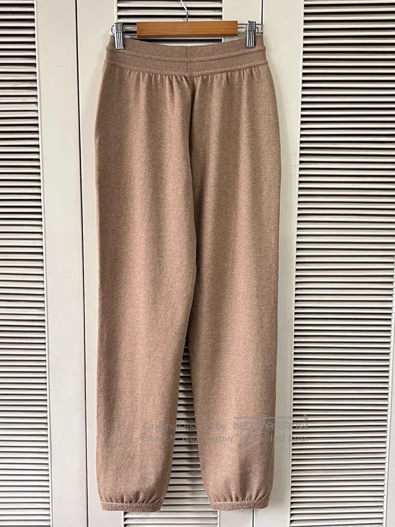 Loro Piana Loro Piana Women's Knit Casual Pants Size 25" / US 0 / IT 36 - 2 Thumbnail