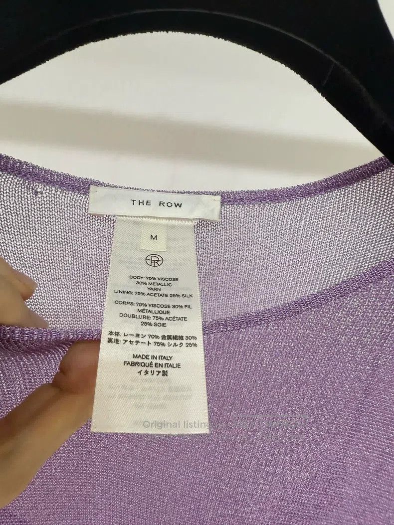 The Row The Row Flowing two-piece purple dress Size M / US 6-8 / IT 42-44 - 4 Thumbnail