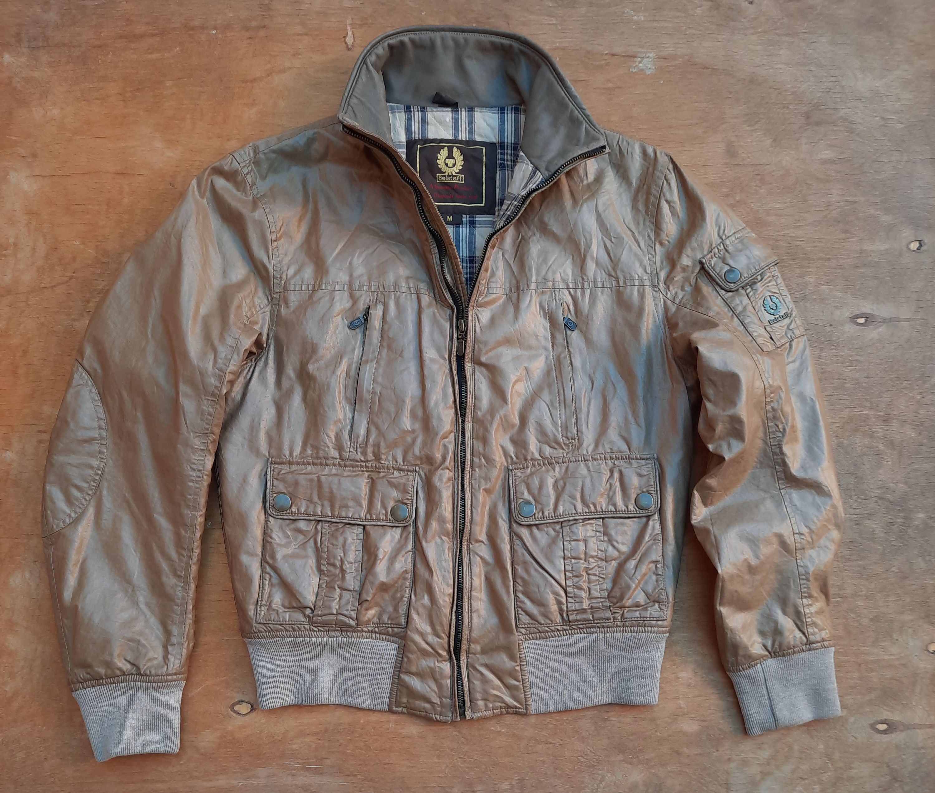 Belstaff Belstaff 85th Anniversary Waxed Cotton Light Brown jacket Size US M / EU 48-50 / 2 - 2 Thumbnail