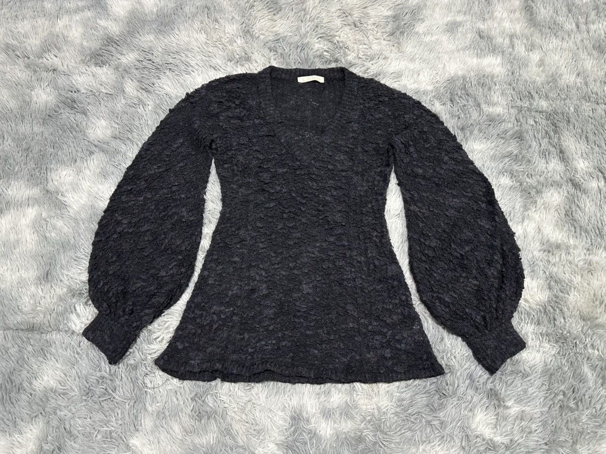 Other 🔥Archived 80s Vintage Chloe Mesh Knit Sweater Puff Sleeve Size US L / EU 52-54 / 3 - 1 Thumbnail