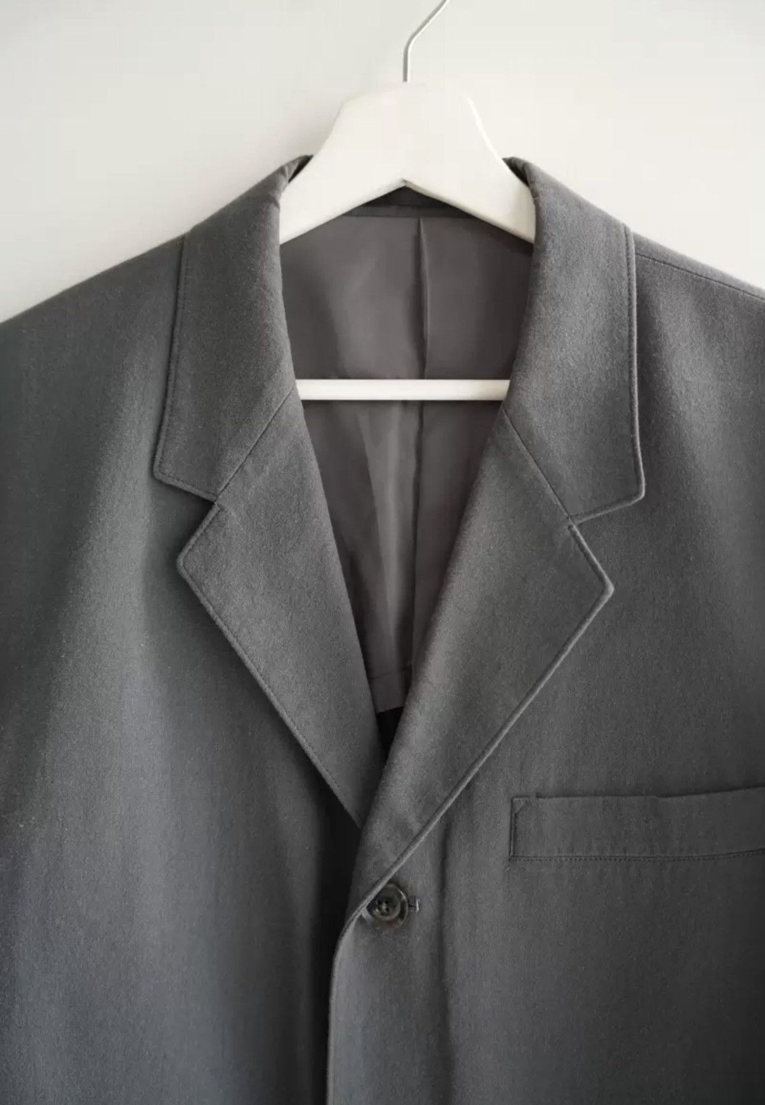 Yohji Yamamoto Yohji Yamamoto 00s Haze Blue Long Suit 2412-Nextarrow Size 42S - 3 Thumbnail