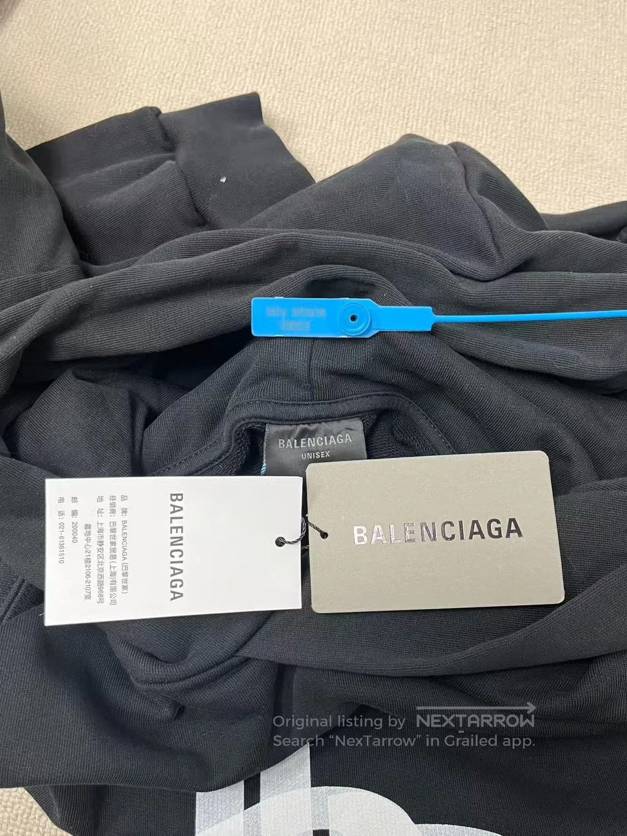 Balenciaga balenciaga logo printed hooded sweatshirt. Size US L / EU 52-54 / 3 - 4 Thumbnail