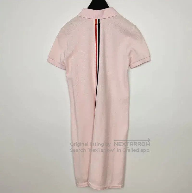 Thom Browne Thom Browne Pink Cotton Dress Size S . Size S / US 4 / IT 40 - 2 Thumbnail