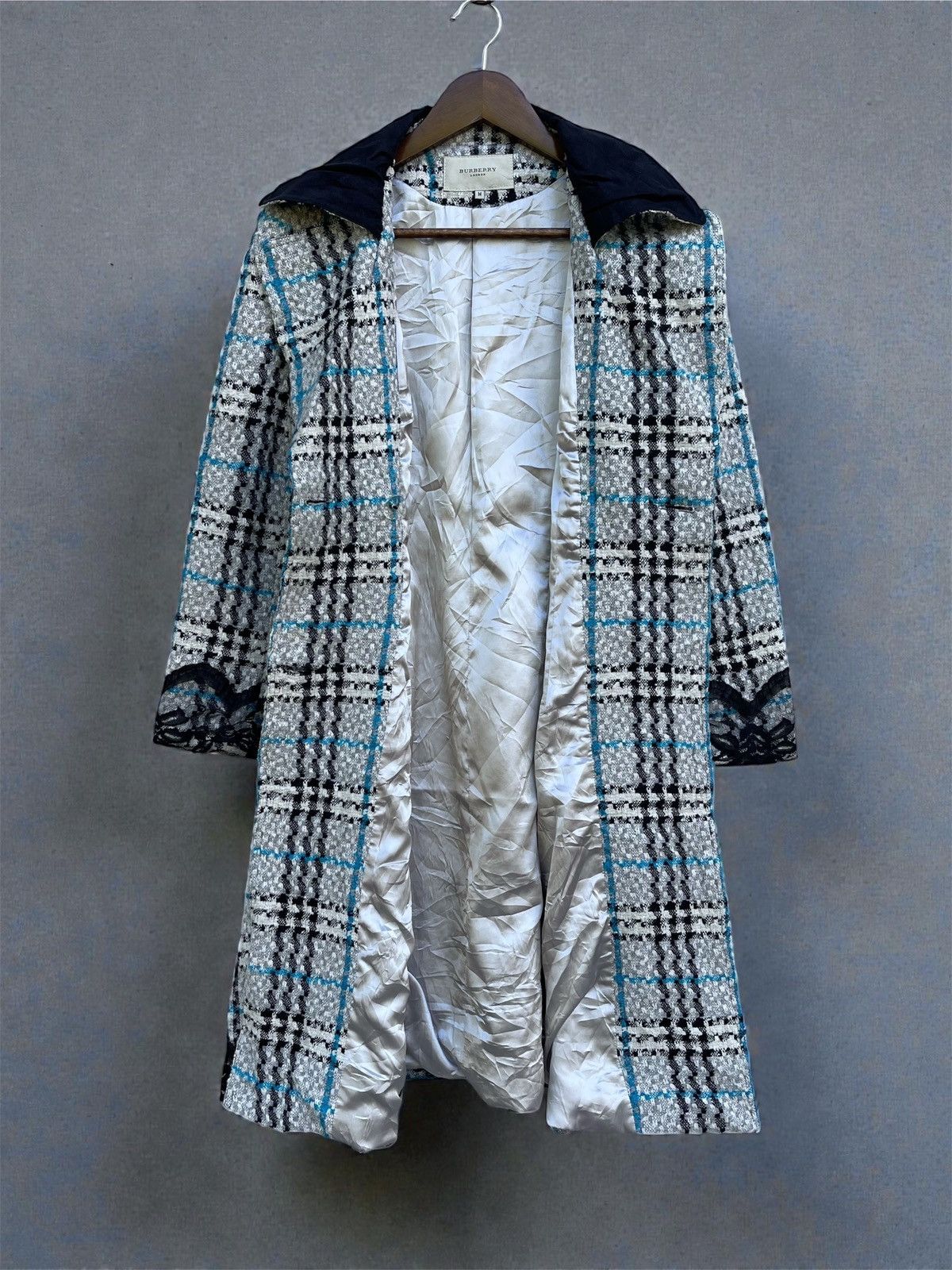 Burberry 🔥 BURBERRY LONDON WOMEN'S NOVA CHECK DOUBLE BREASTED COAT Size M / US 6-8 / IT 42-44 - 6 Thumbnail