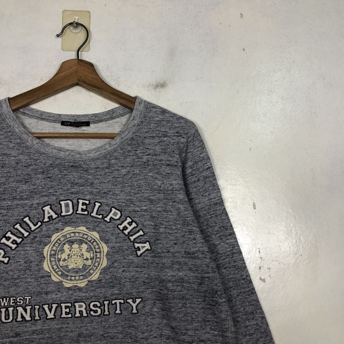 Japanese Brand 📌Vintage Sweatshirt Philadelphia West University Big Log Size US S / EU 44-46 / 1 - 8 Thumbnail