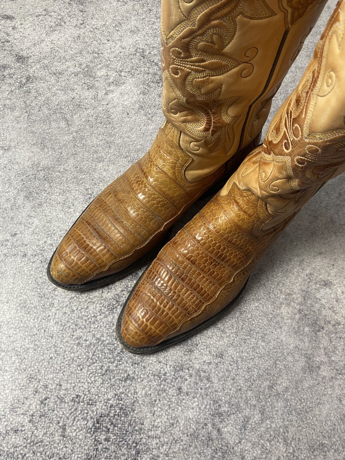 Designer × Vintage Western cowboy boots Size US 9.5 / EU 42-43 - 3 Thumbnail