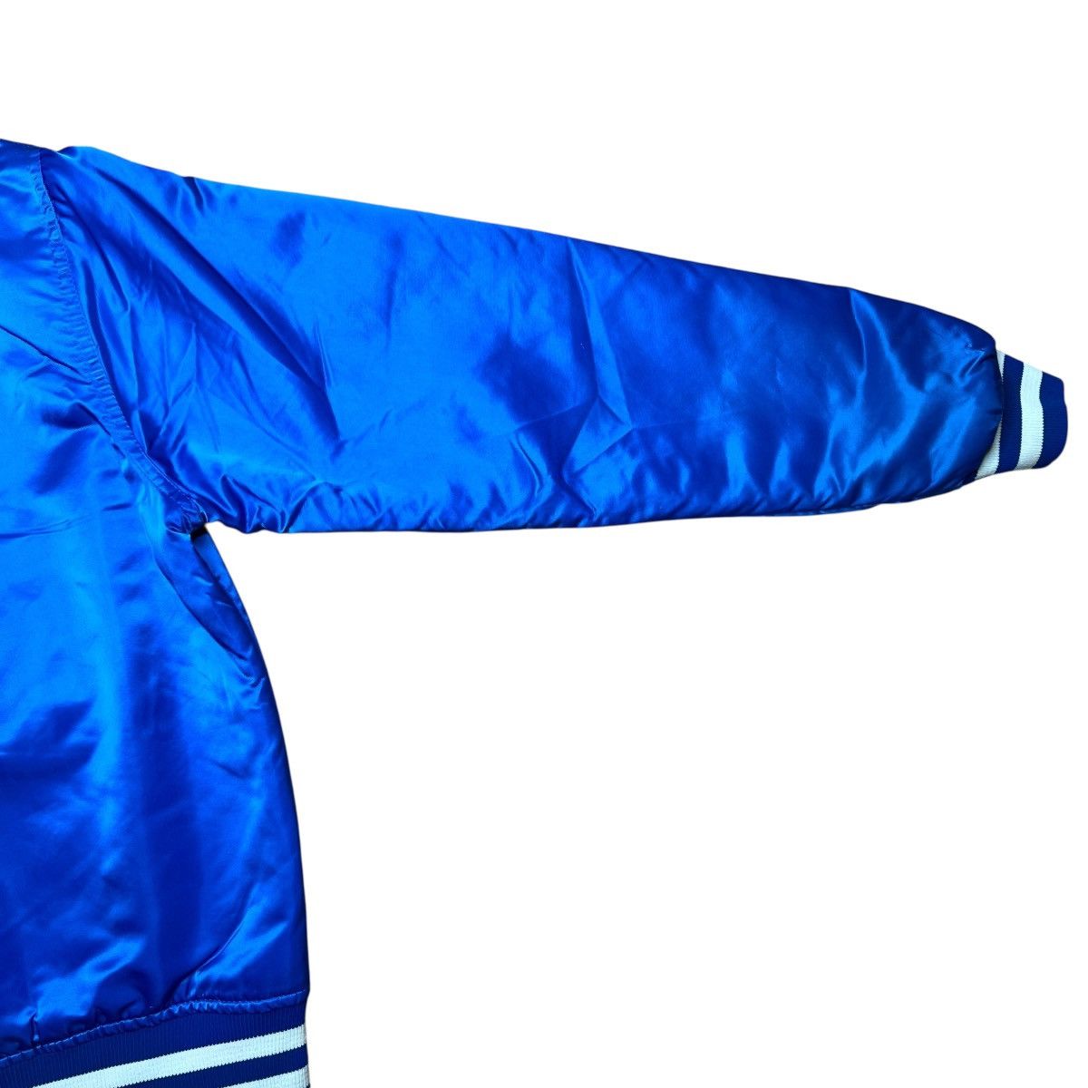 Starter 1990s MLB Kansas City Royals Starter Spell Out Satin Jacket Size US L / EU 52-54 / 3 - 12 Thumbnail