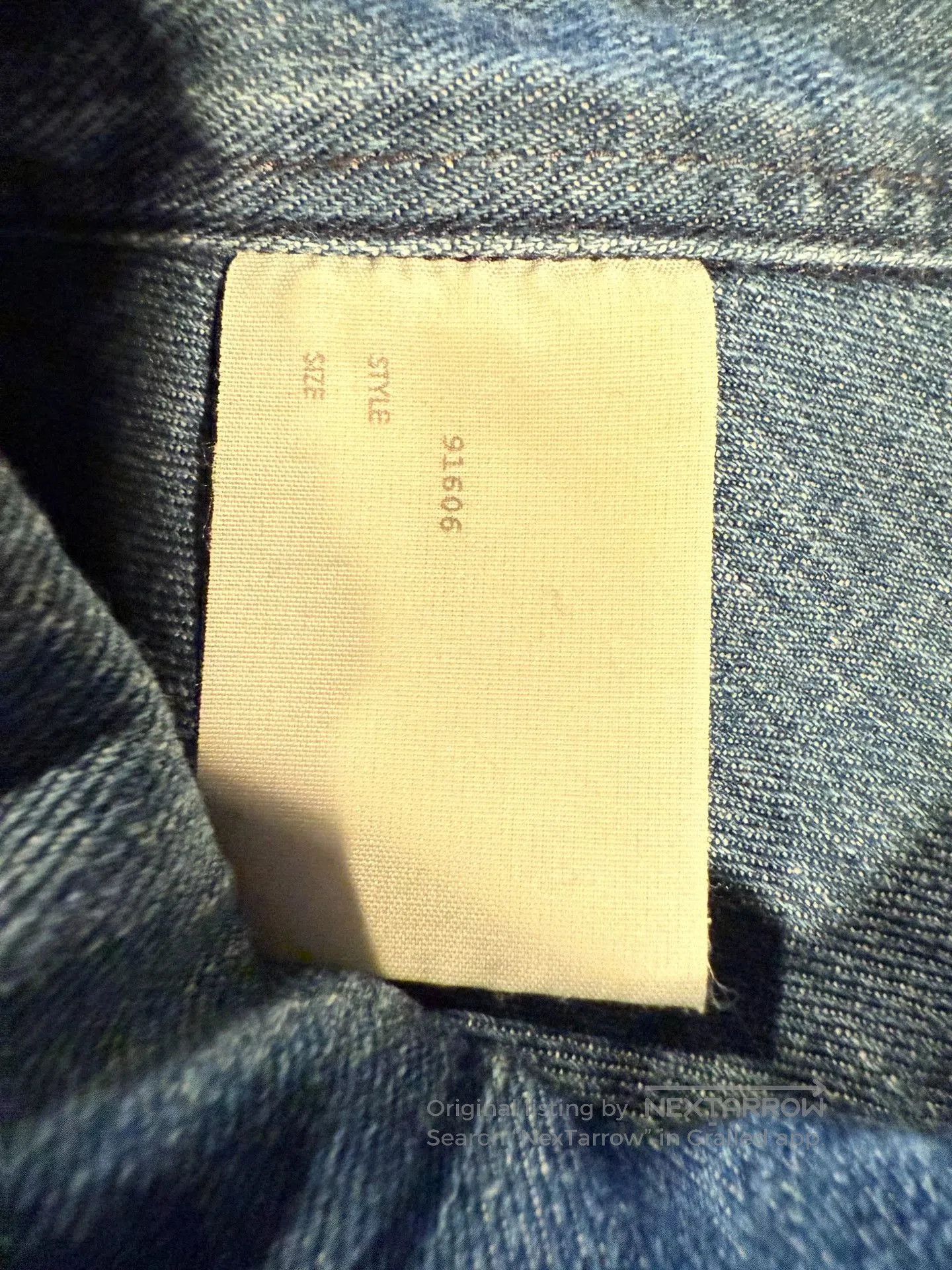 N.Hoolywood MISTER HOLLYWOOD Washed Denim Shirt. Size US M / EU 48-50 / 2 - 3 Thumbnail