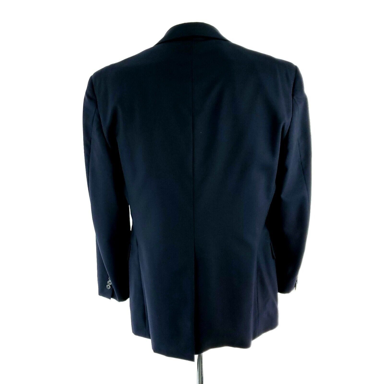 Tom James Tom James Executive Wool 2 Button Blazer 38R Blue Size 38R - 5 Thumbnail