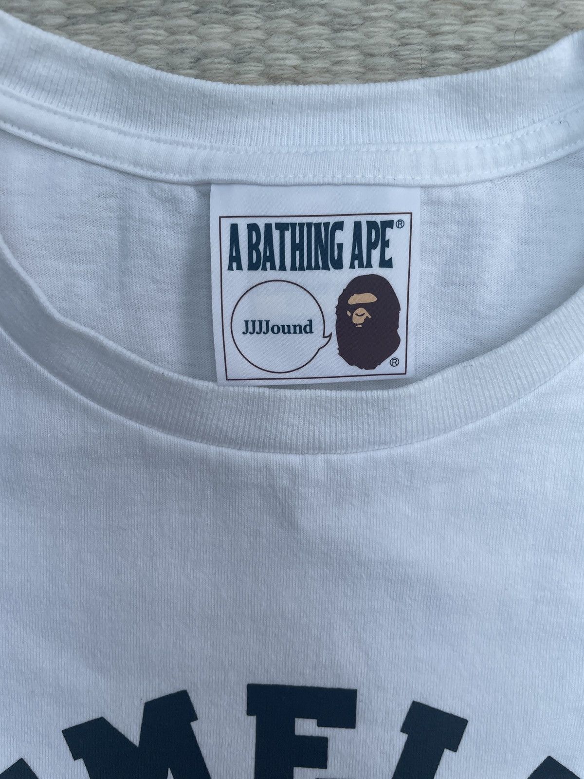 Bape × JJJJound Bape x JJJJound College Tee Size US XL / EU 56 / 4 - 2 Thumbnail