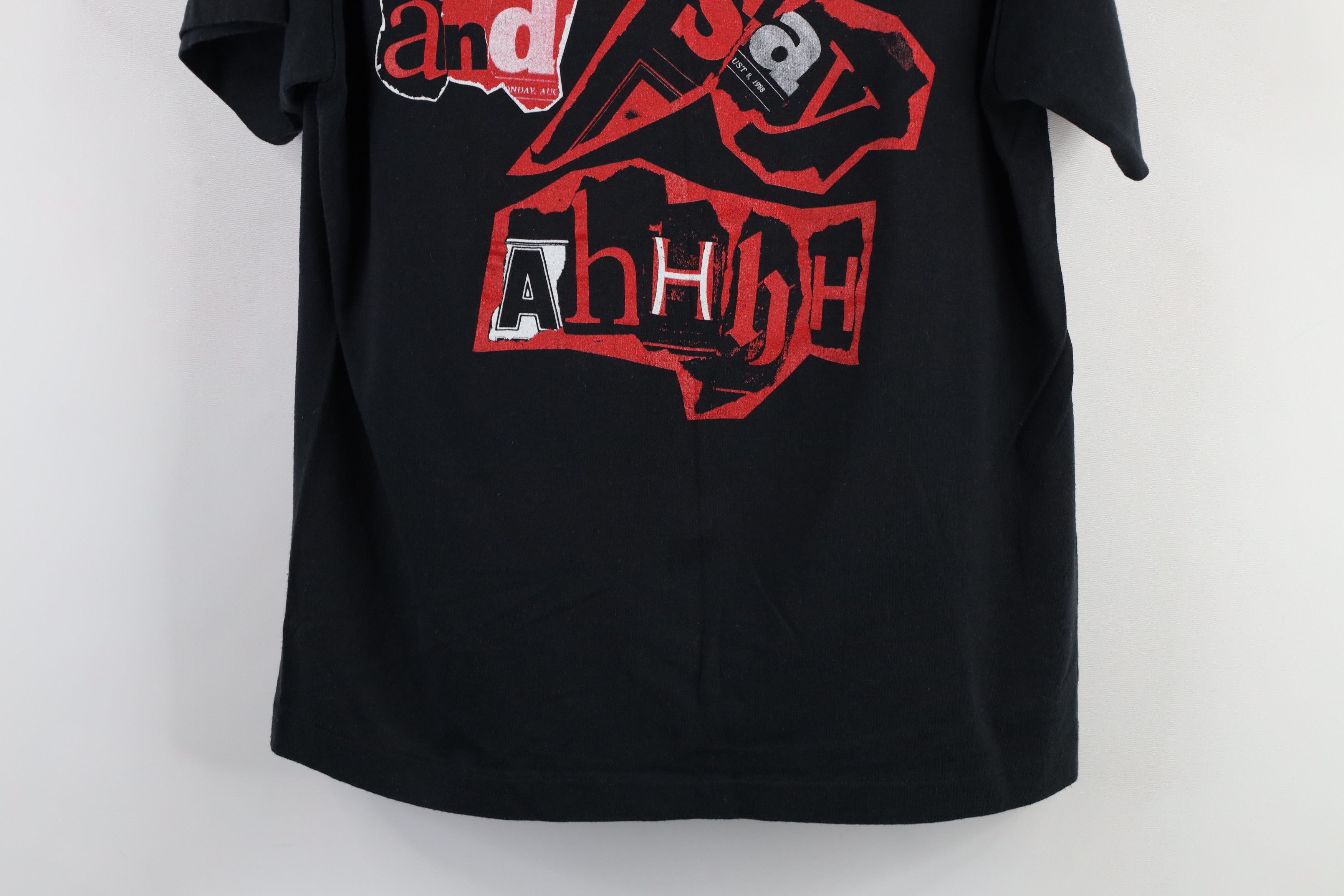 Vintage Vintage 80s Up and Say Ahh Tour PoisonBand T-Shirt Black USA Size US L / EU 52-54 / 3 - 11 Thumbnail