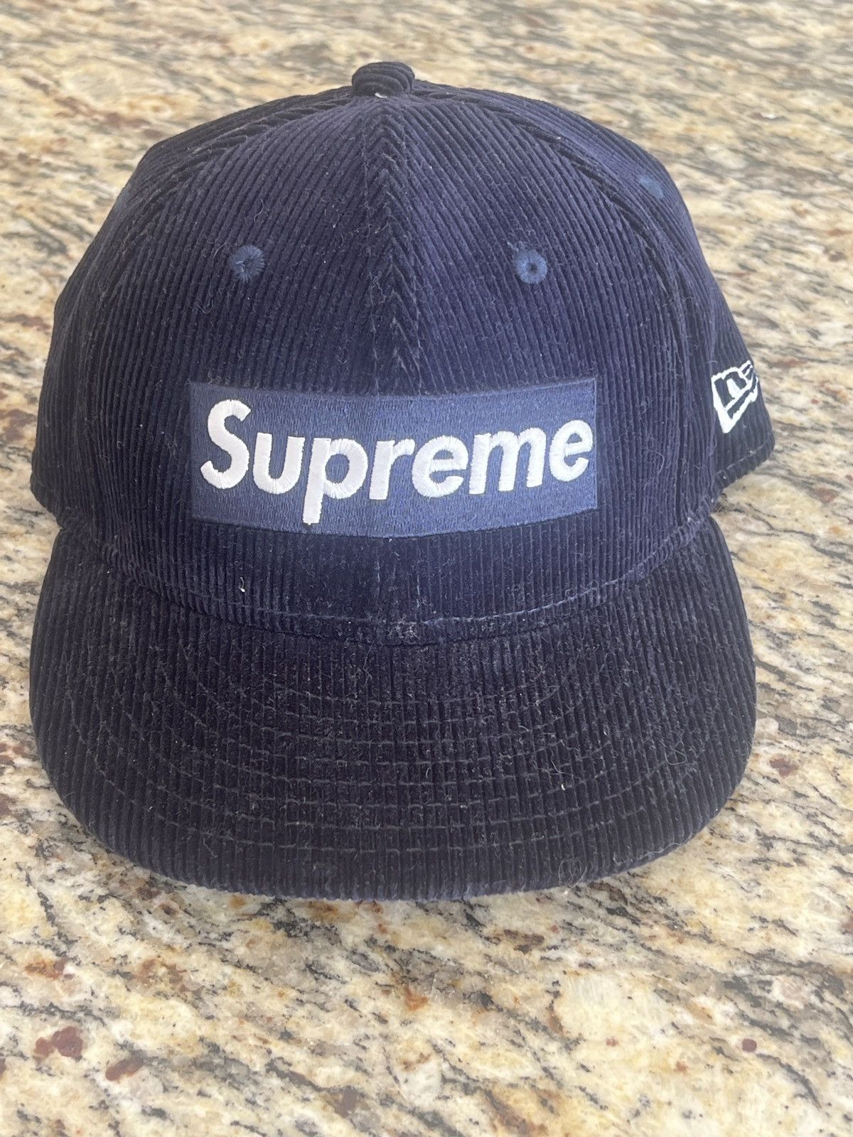Supreme Corduroy Box Logo Hat