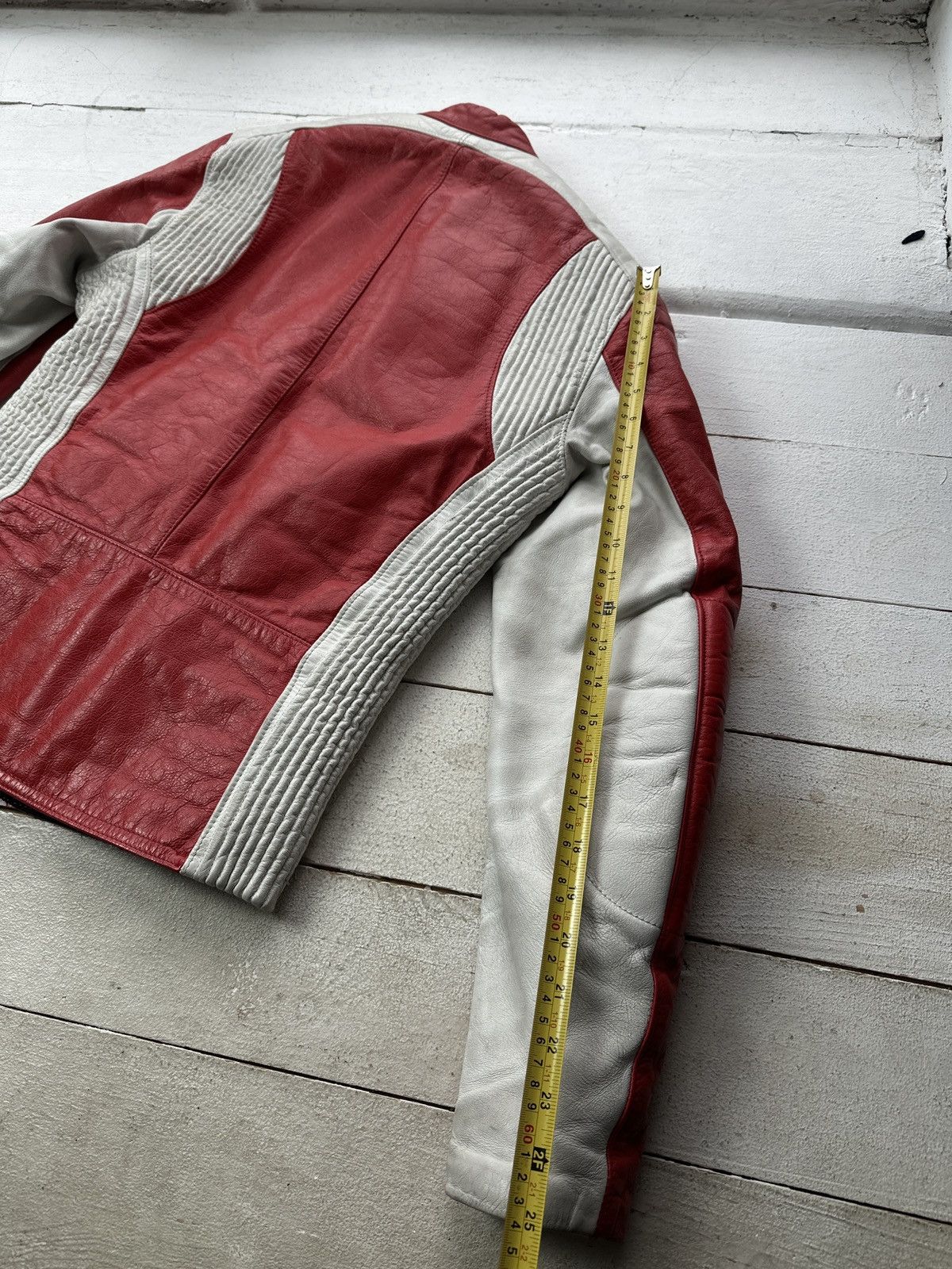 Other SEGURA 🚨VNTG LEATHER JACKET AVANT RACING BIG LOGO RED MOTO Size US XS / EU 42 / 0 - 20 Thumbnail