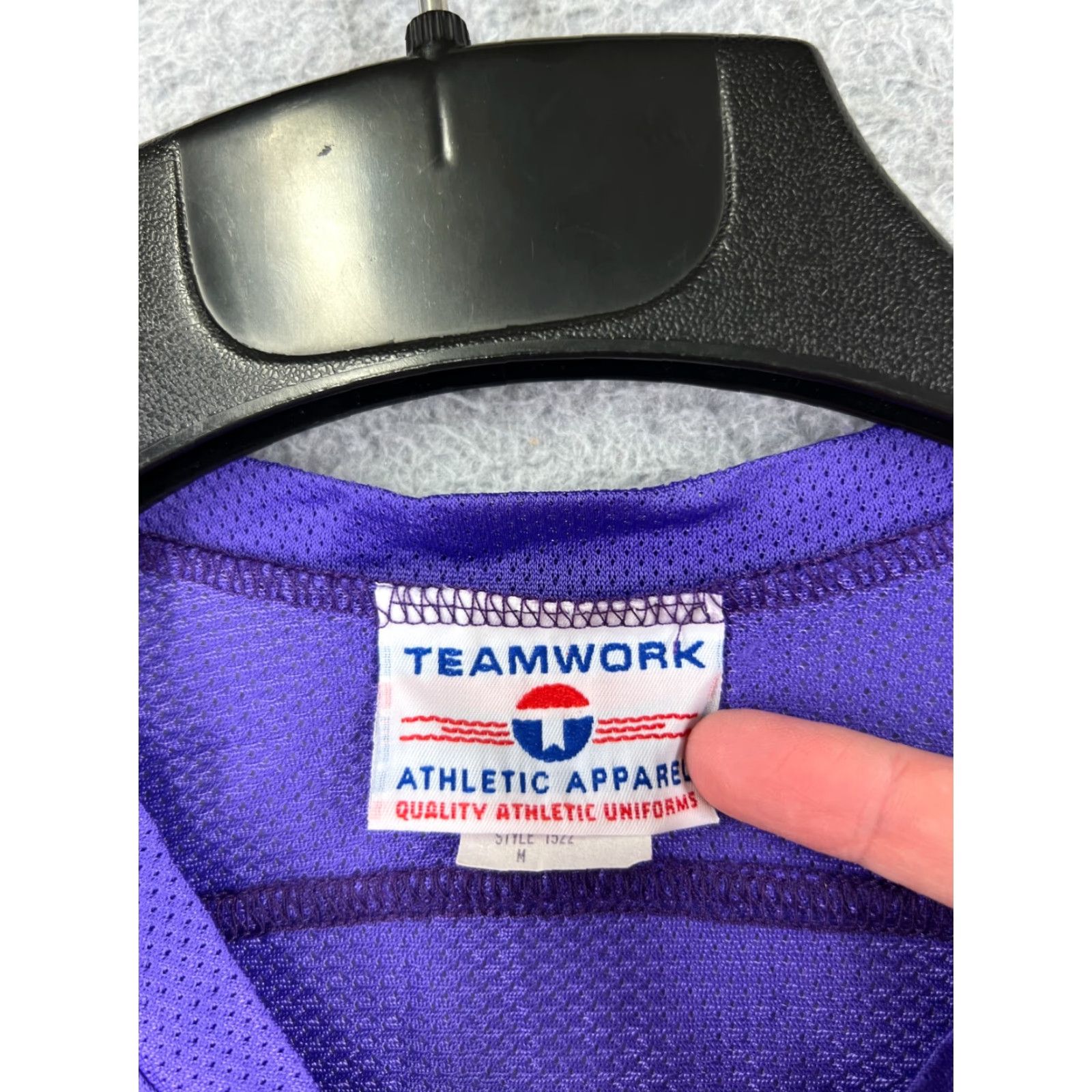 Palace VINTAGE Team Caesars Jersey Shirt Adult M Purple USA Casino Logo 90s Teamwork Athletic Mens Size US M / EU 48-50 / 2 - 3 Thumbnail