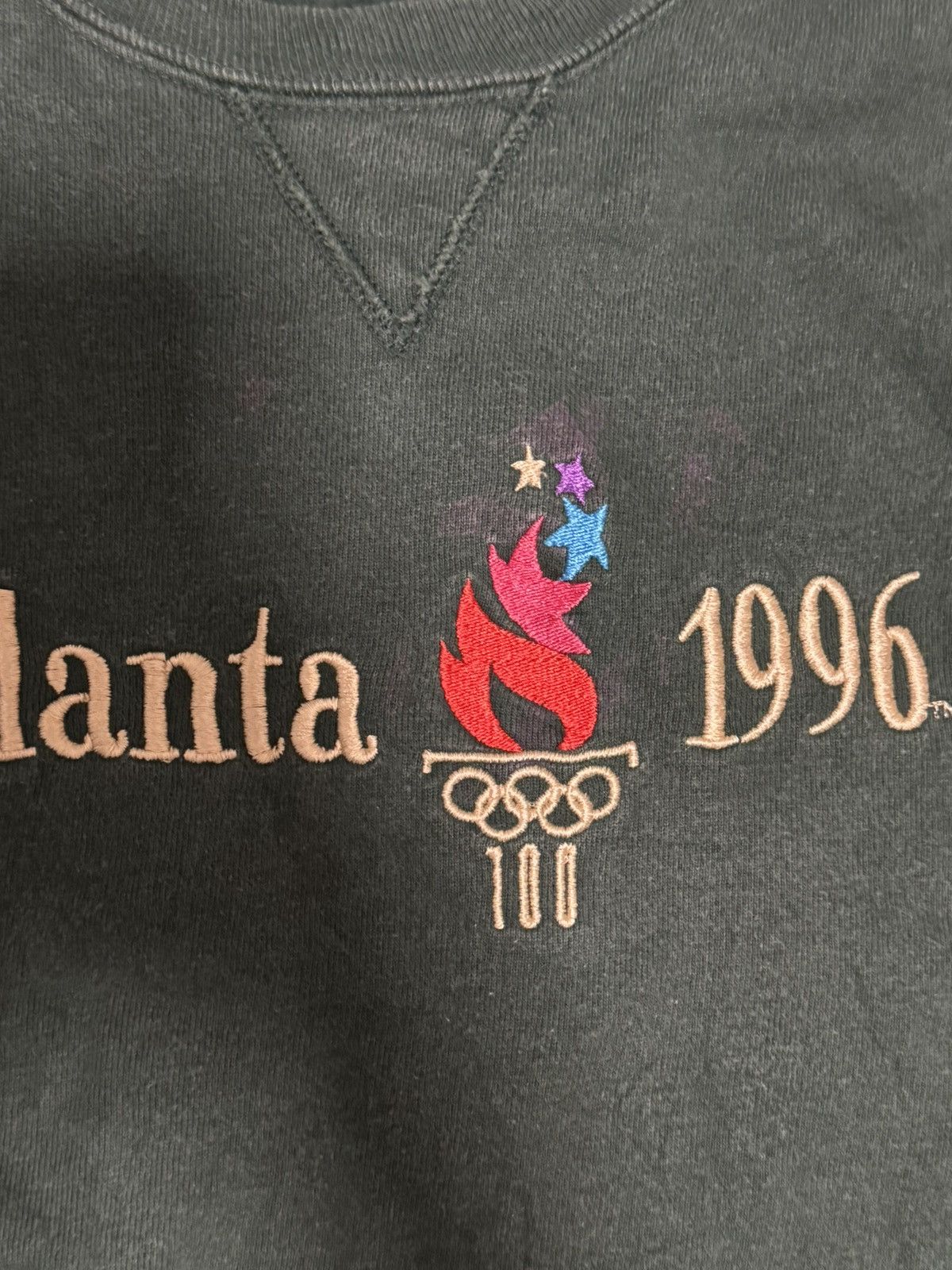 Champion RARE VINTAGE Champion Atlanta 1996 Olympics Sweater Size US L / EU 52-54 / 3 - 3 Thumbnail
