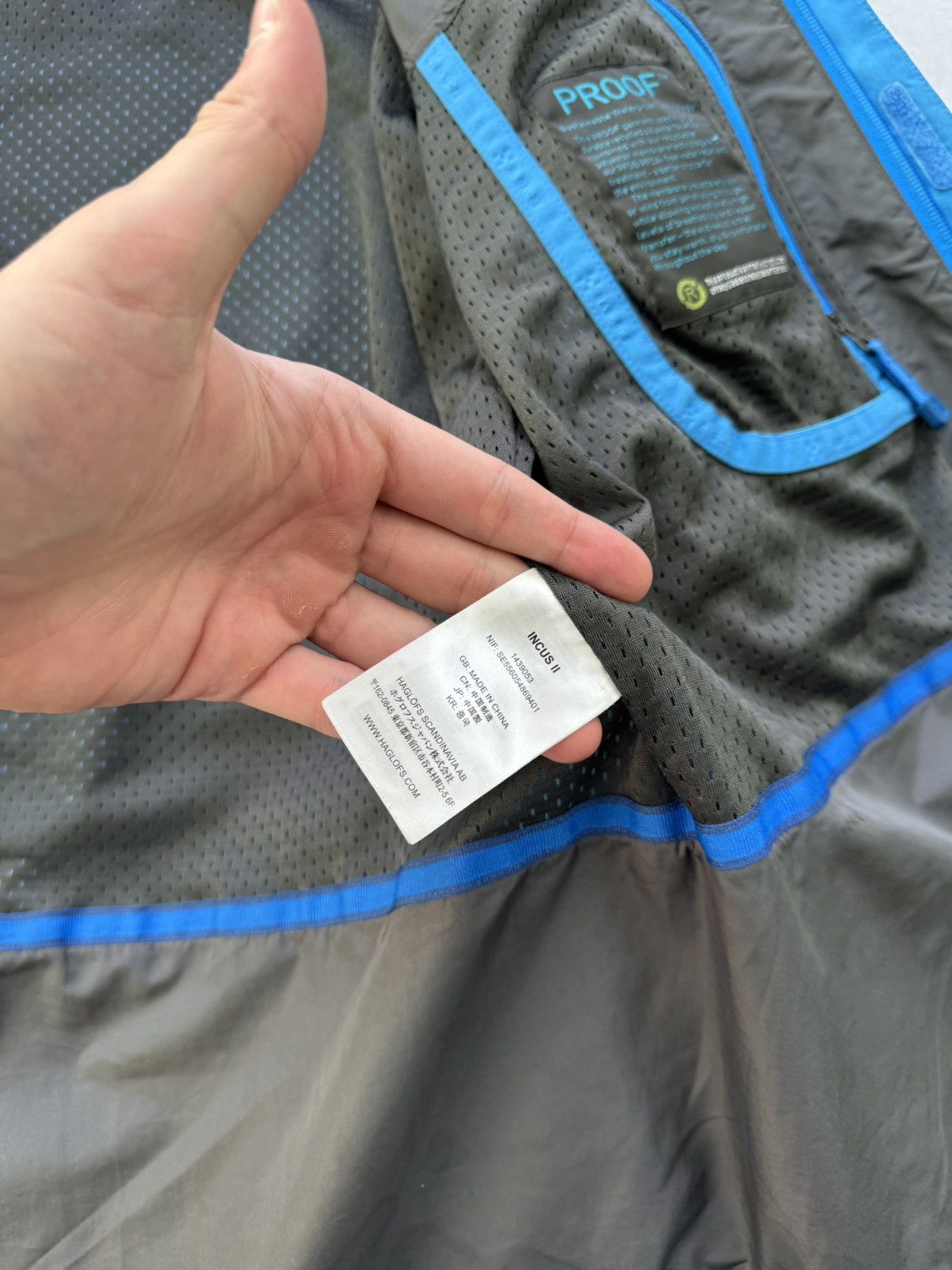 Haglofs Haglöfs WaterProof GorpCore Man’s Rain Jacket Size US M / EU 48-50 / 2 - 10 Thumbnail