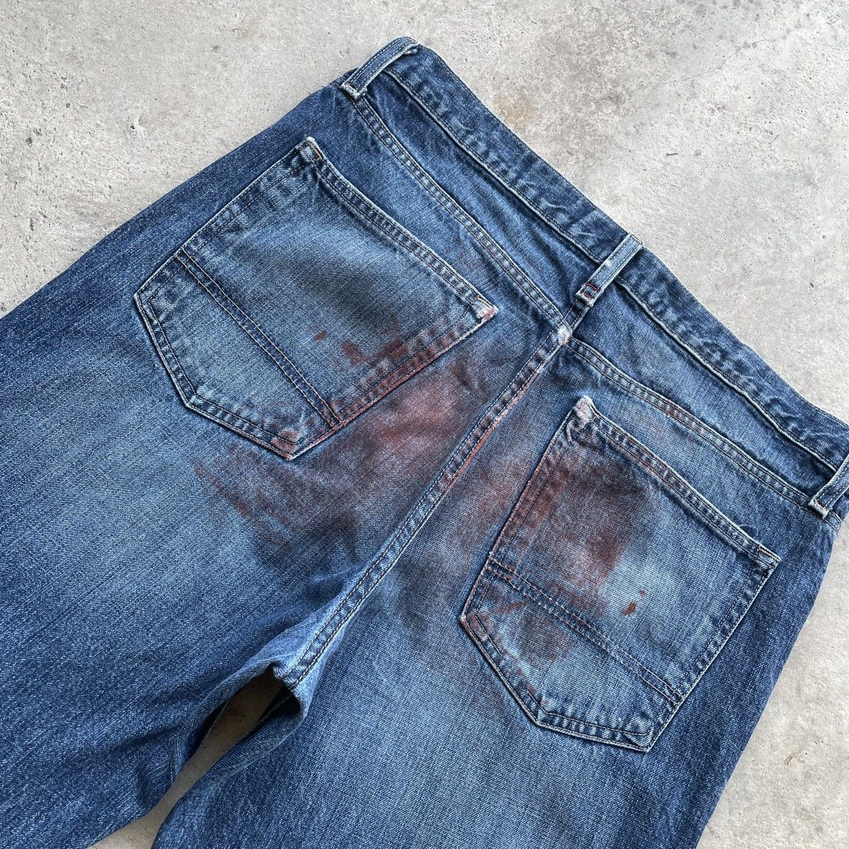 Arizona Jean Co. Vintage Arizona Jeans Faded Denim Jeans Pants W36x34.5 Size US 36 / EU 52 - 9 Thumbnail
