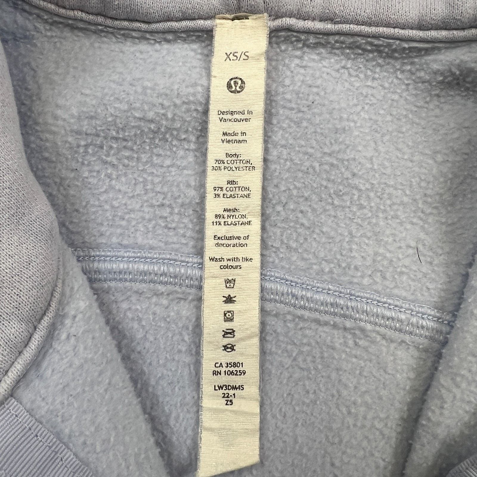 Lululemon Lululemon Scuba Oversized 1/2 Zip Hoodie Small Sweatshirt Size XS / US 0-2 / IT 36-38 - 8 Thumbnail