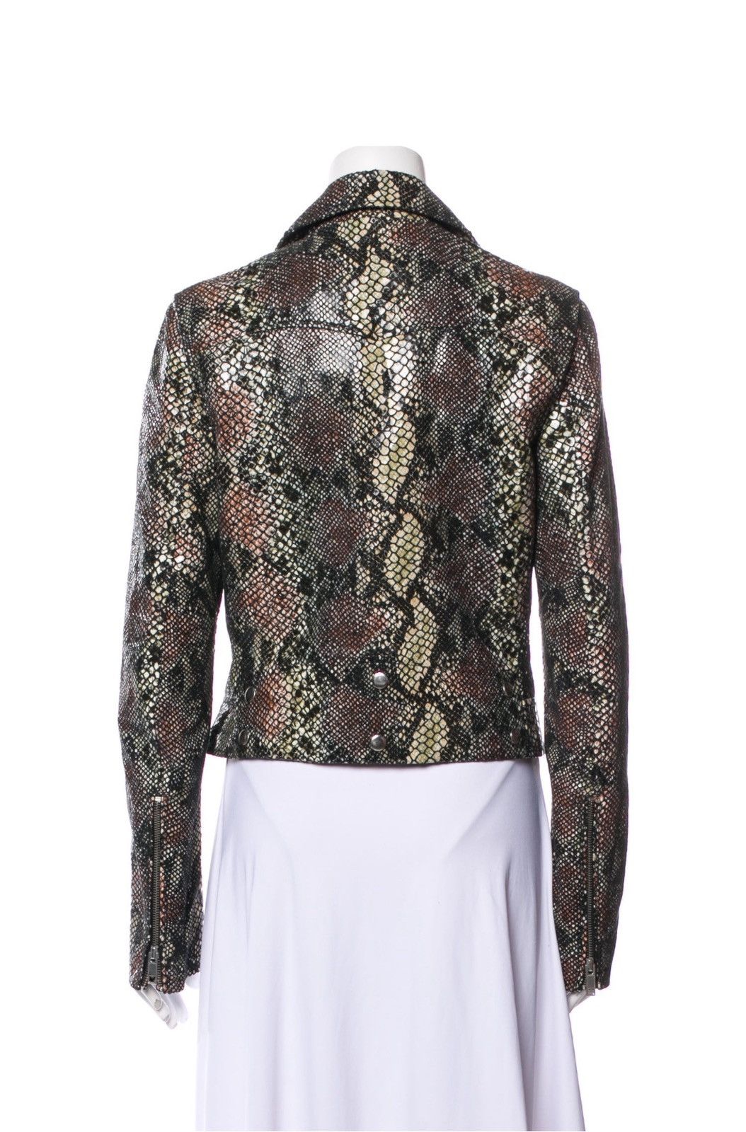 Blk Dnm Snakeskin jacket. Small Size S / US 4 / IT 40 - 2 Thumbnail