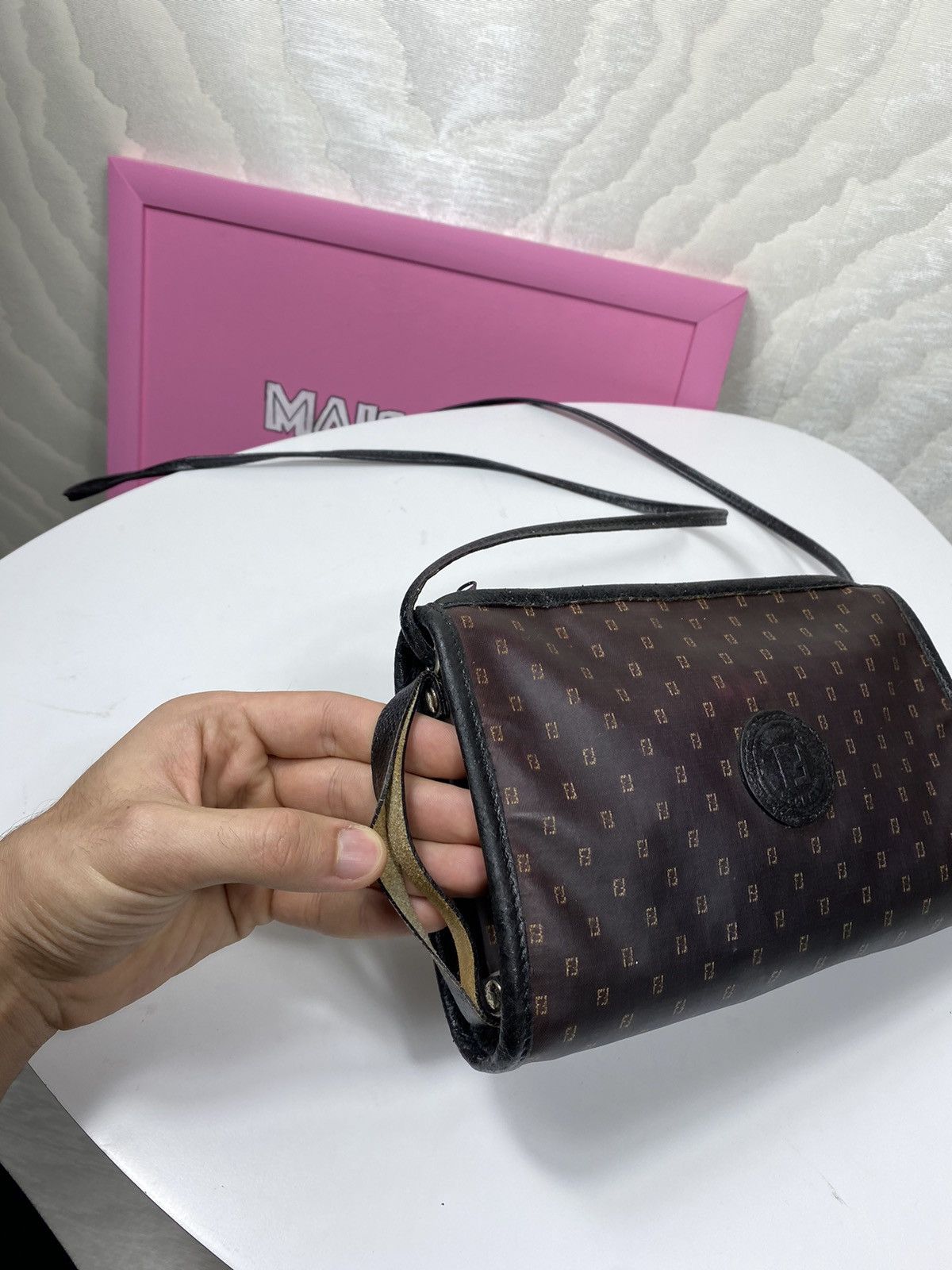 Fendi × Vintage Fendi Sas Zucchino mini bag Size ONE SIZE - 5 Thumbnail