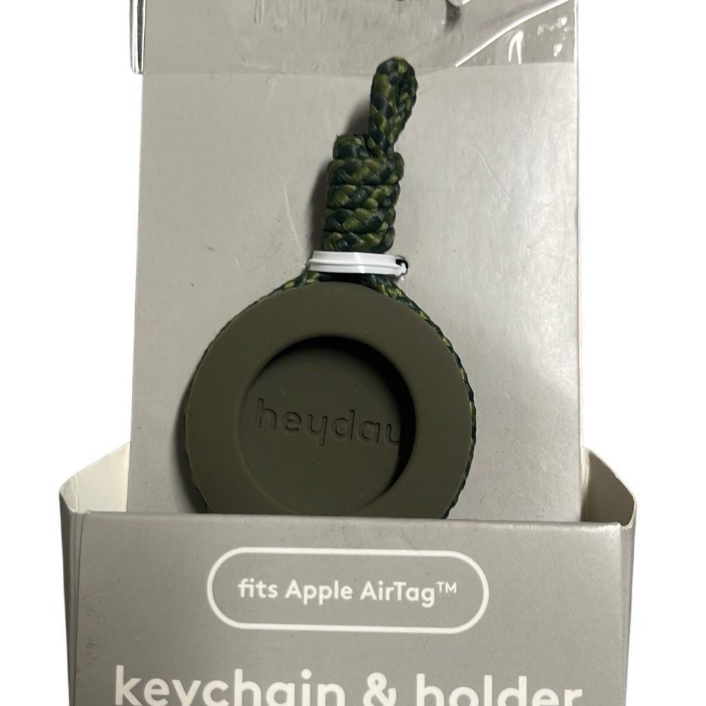 Other Heyday Silicone Apple Airtag Holder & Keychain Olive Green M Size ONE SIZE - 3 Thumbnail