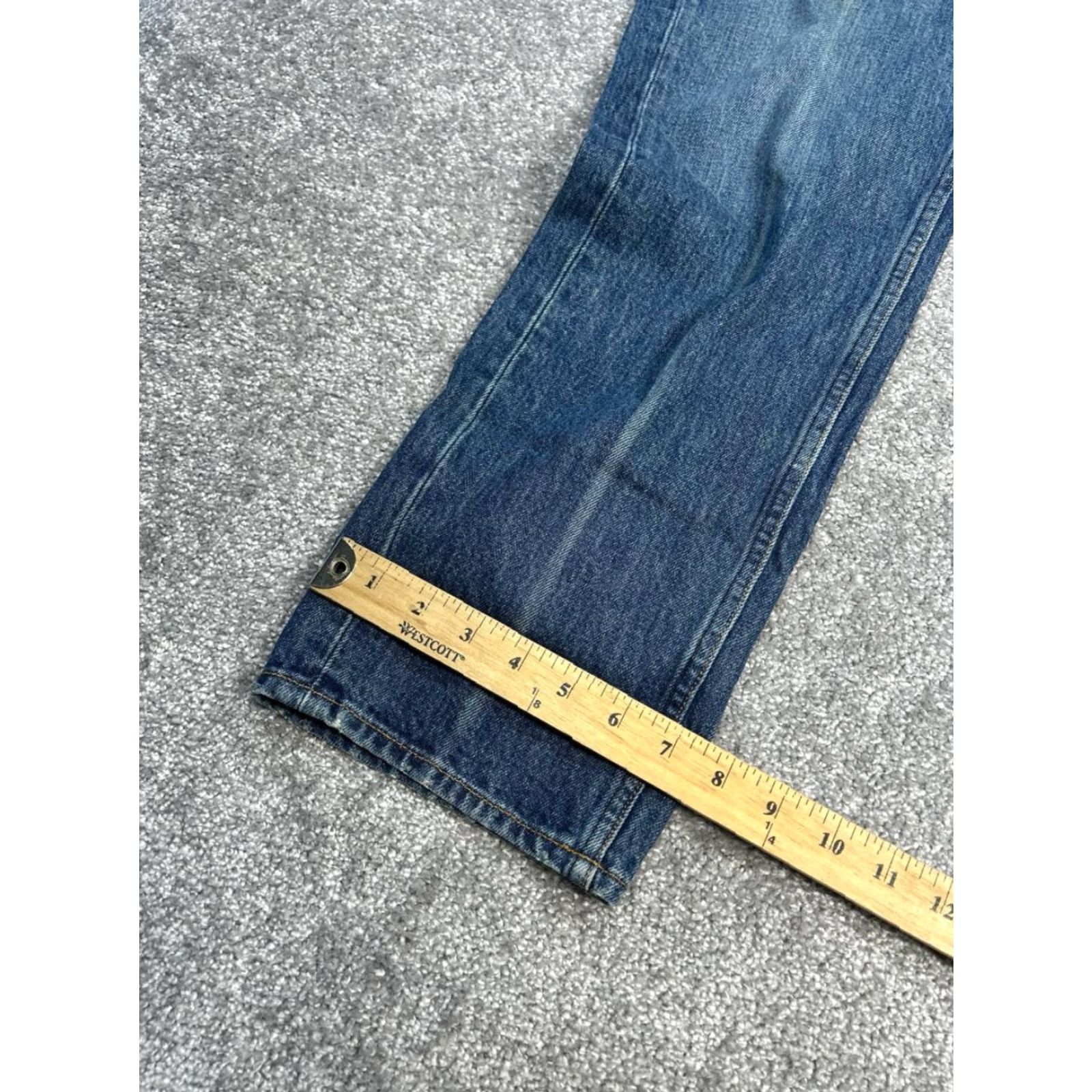 Proenza Schouler VINTAGE Proenza Schouler Jeans Womens 28 Blue Denim Cotton High Rise Straight Leg 35x30 Size 28" / US 6 / IT 42 - 6 Thumbnail