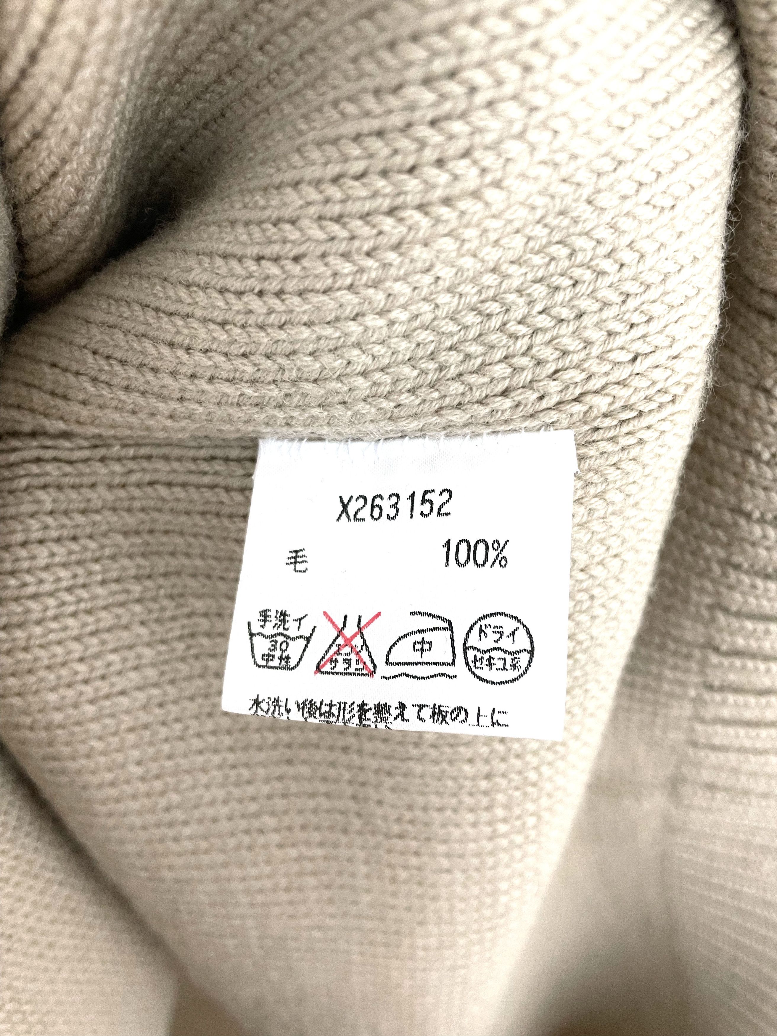 Yohji Yamamoto Against All Risks Contrast Stitch Sweater Size US XL / EU 56 / 4 - 7 Thumbnail