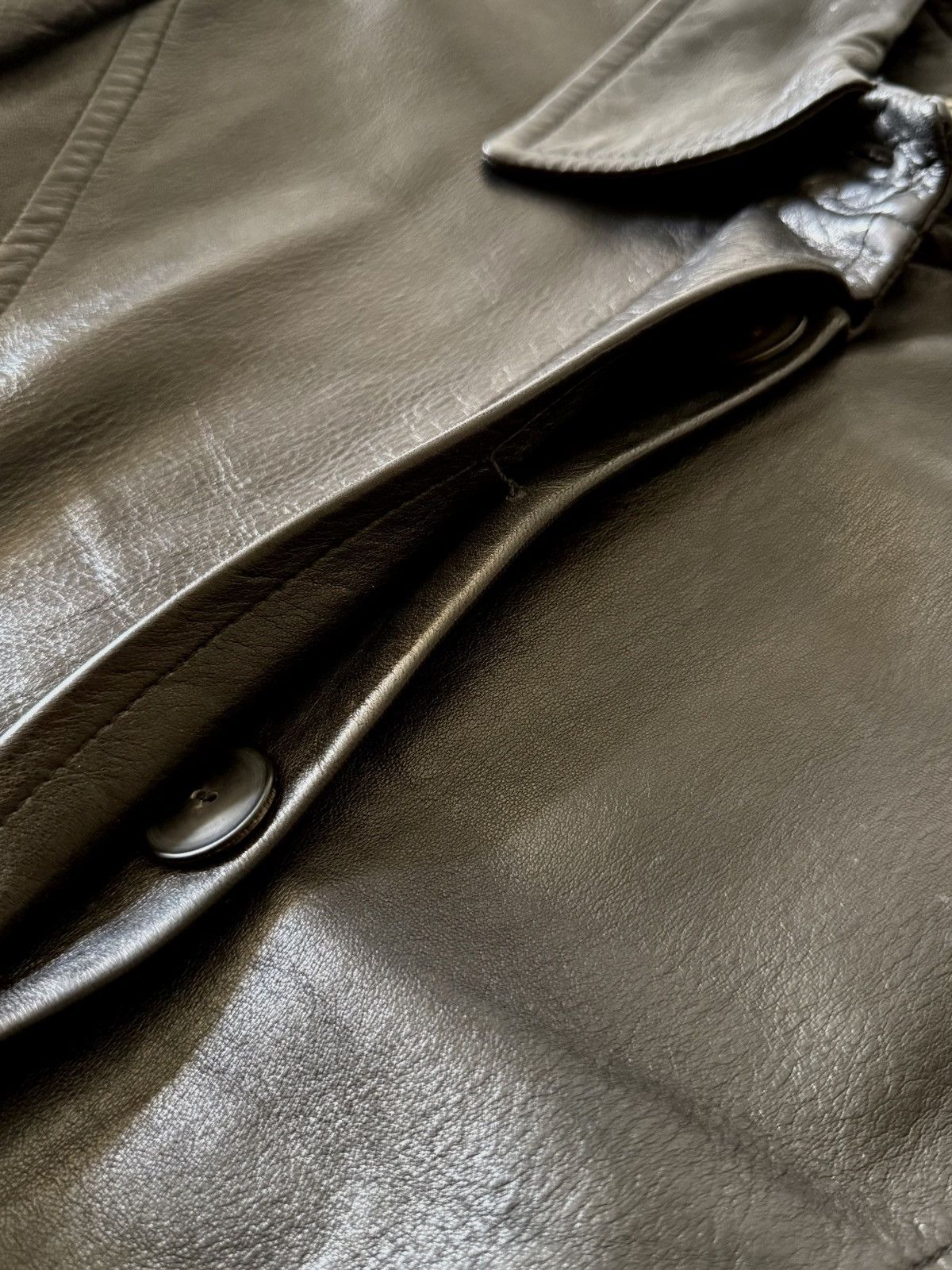 Gucci Gucci - Tom Ford - 1997 - Leather Jacket Size US XS / EU 42 / 0 - 8 Thumbnail