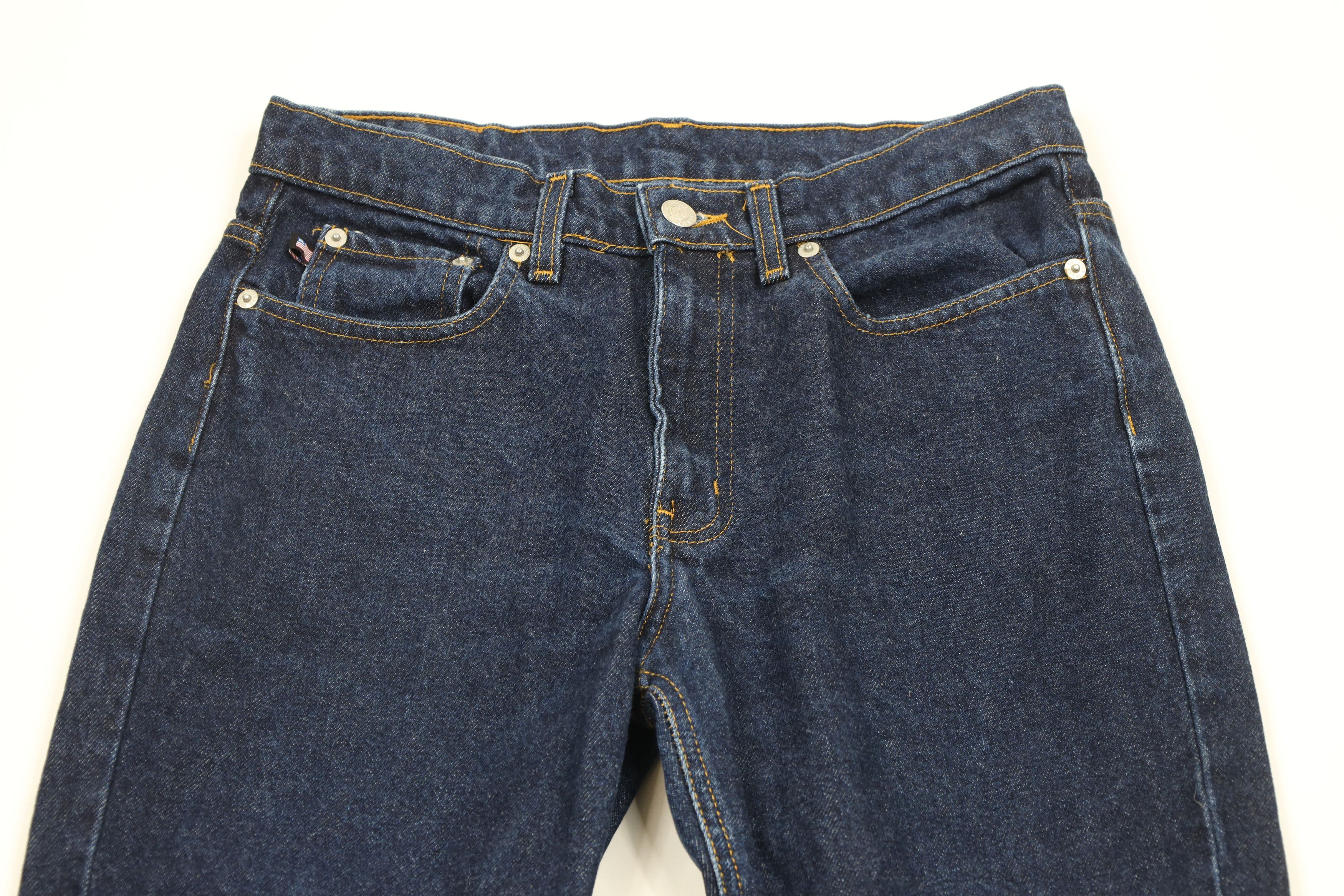 Ralph Lauren × Vintage Vintage 90s Ralph Lauren Bootcut Denim Jeans Indigo Blue Size 28" / US 6 / IT 42 - 2 Thumbnail