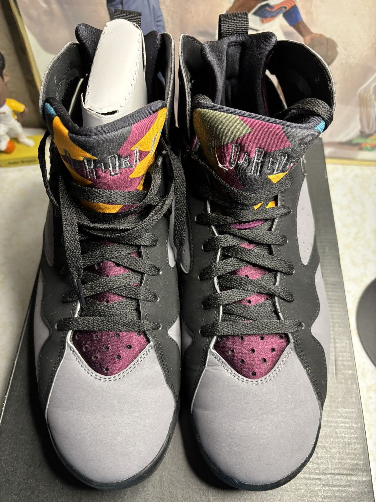Jordan Brand Air Jordan 7 Retro 2011 Bordeaux 2011 Size US 12 / EU 45 - 2 Thumbnail