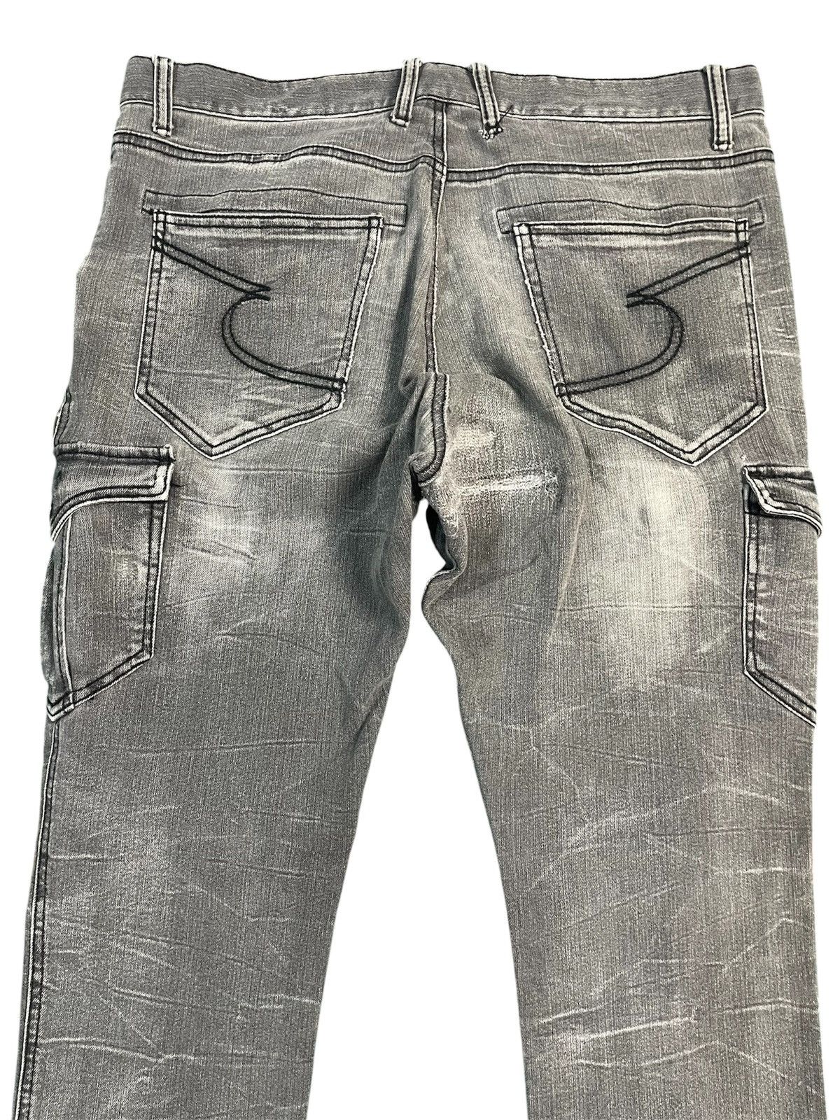 Japanese Brand Vintage Semantic Design Cargo Jeans Size US 34 / EU 50 - 5 Thumbnail