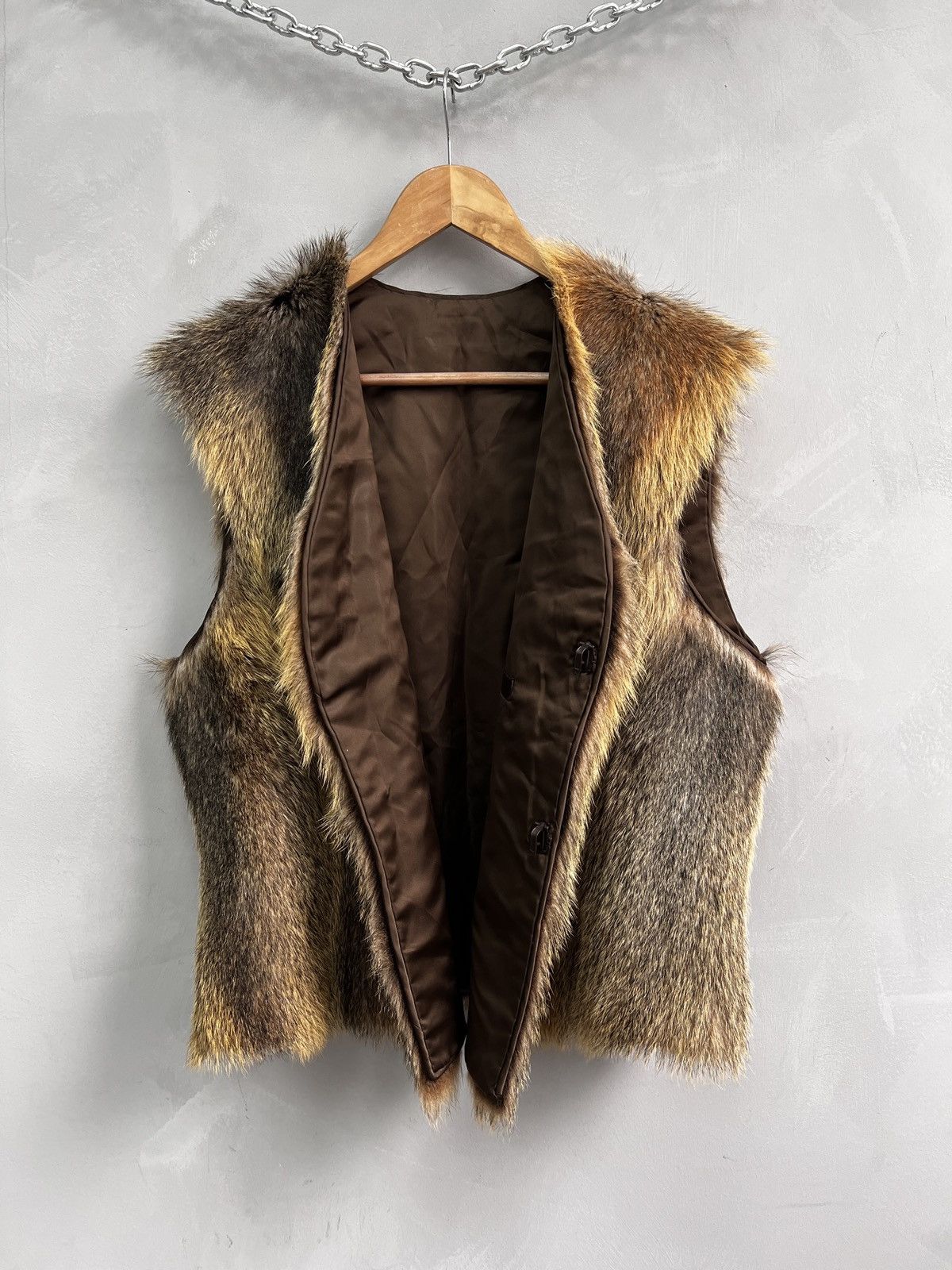 Hysteric Glamour Vintage legrandebleu style real fur fuzzy vest jacket Size US L / EU 52-54 / 3 - 3 Thumbnail