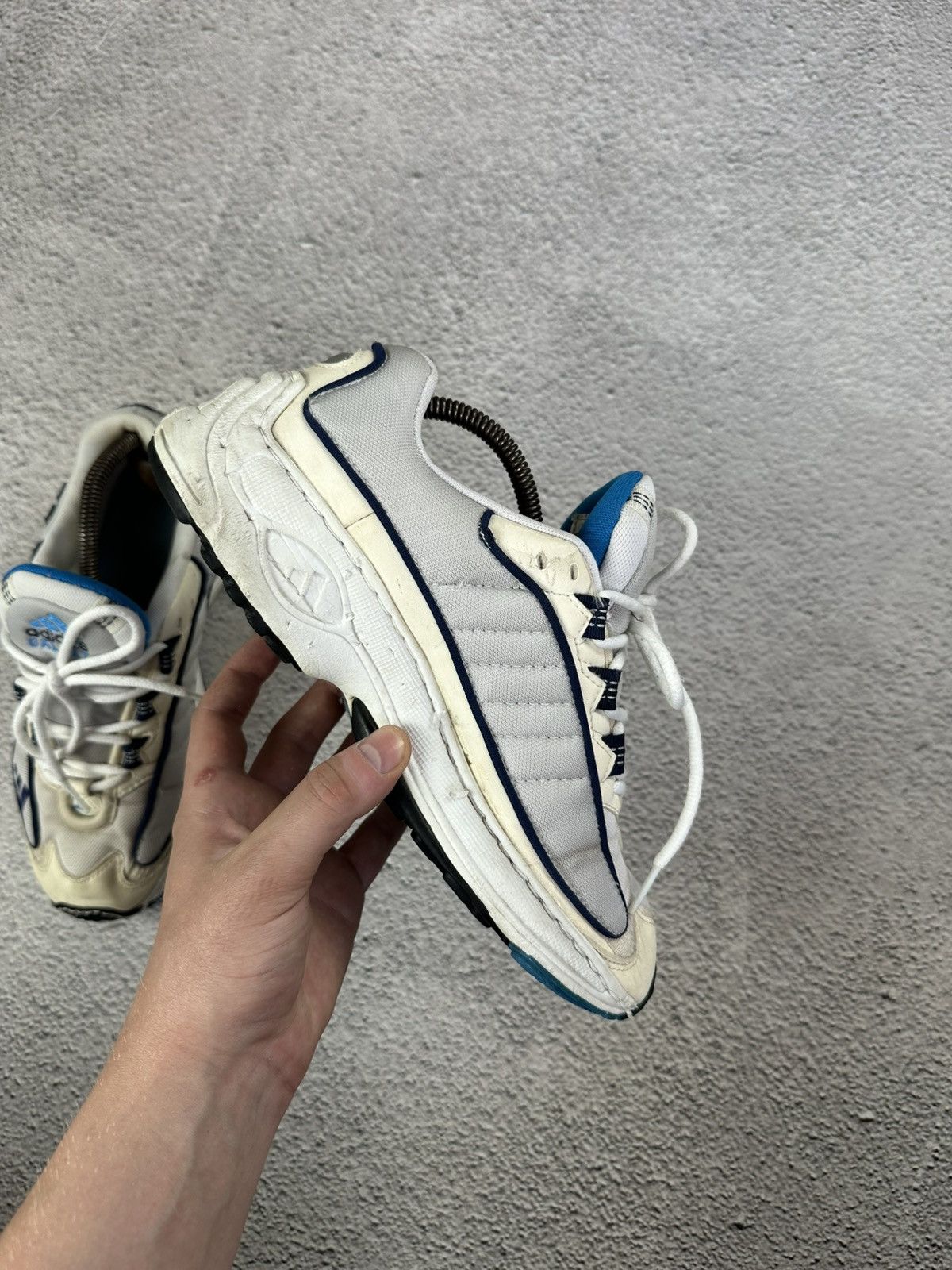 Adidas × Vintage Rare Vintage Adidas Galaxy Sneakers Y2K Hype Boots Size US 8.5 / EU 41-42 - 7 Thumbnail