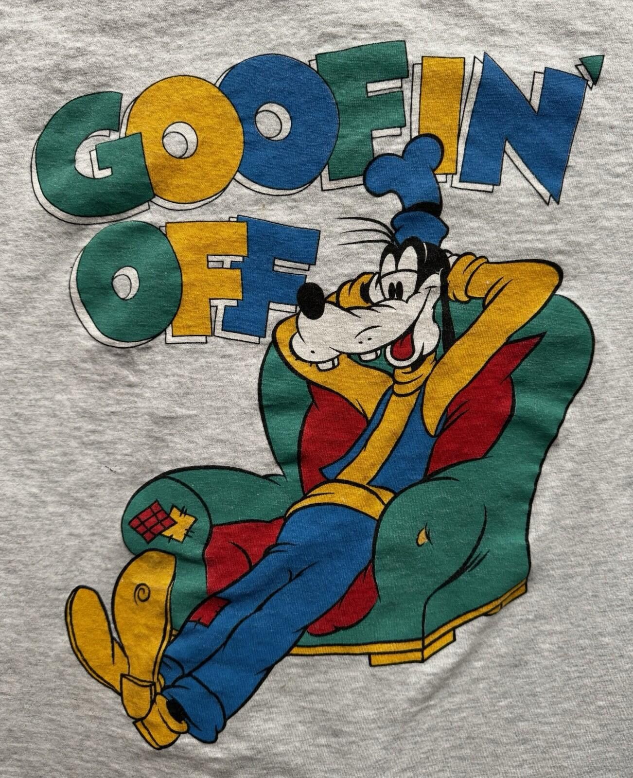 Mickey & Co. Vintage 90s Disney Goofy Goofin' Off Single Stitch T-Shirt Size ONE SIZE - 2 Thumbnail