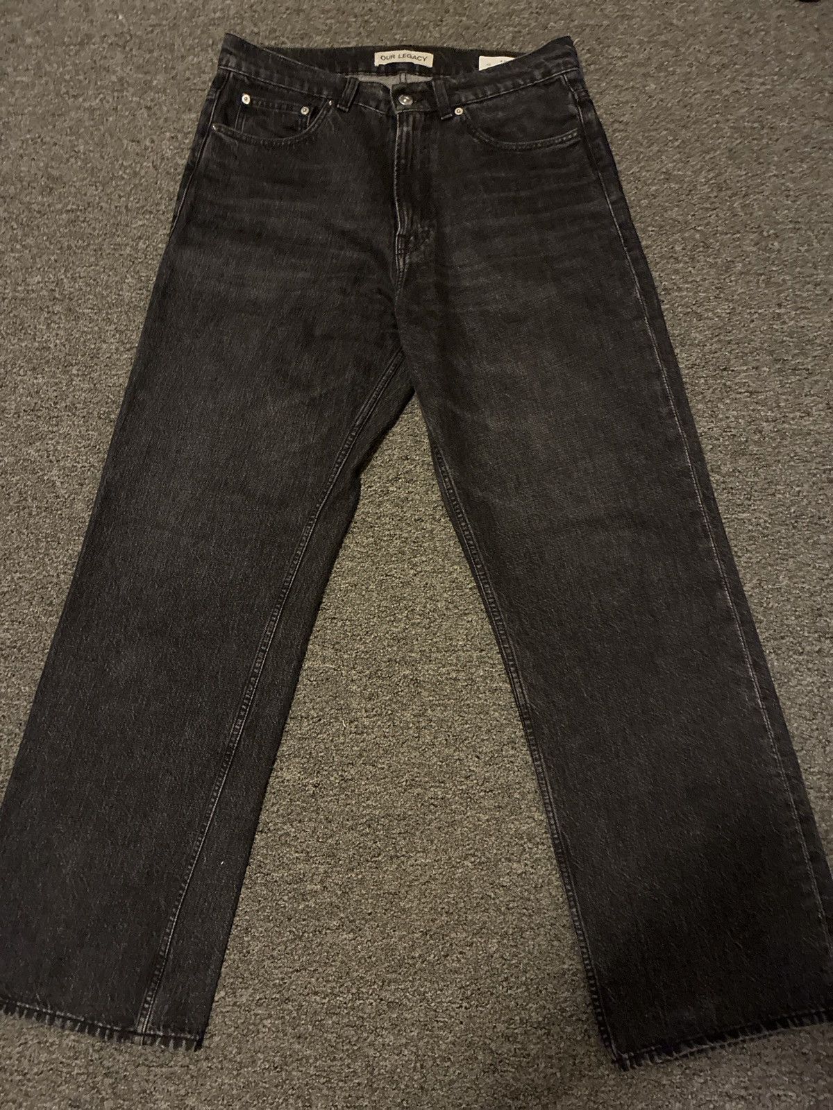Our Legacy Third cut super grey wash denim | Grailed
