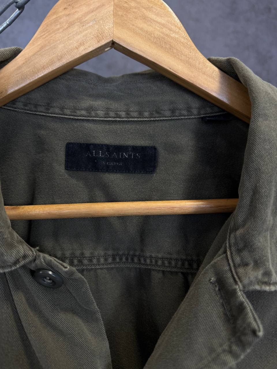 Allsaints Allsaints designer military double pocket shirt Size US XL / EU 56 / 4 - 4 Thumbnail