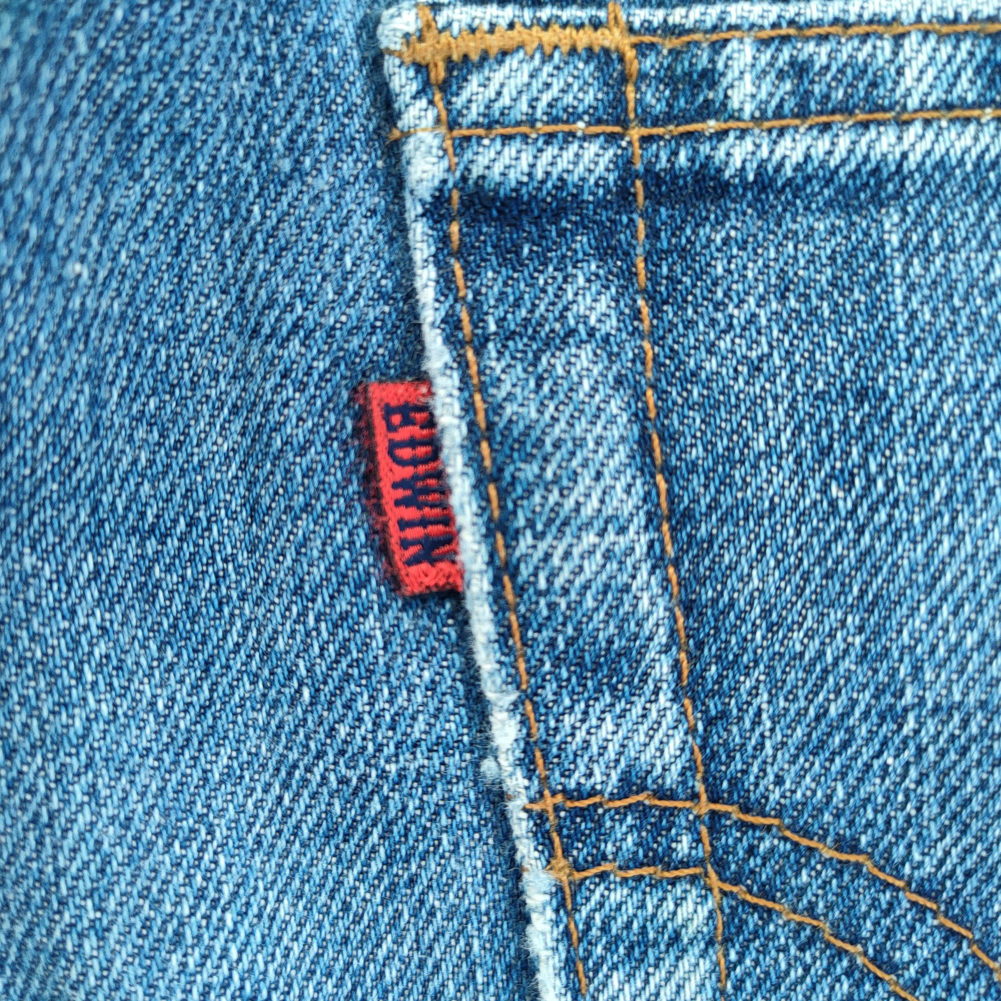 Edwin × Jean × Vintage W32 VINTAGE EDWIN 503 FADED RIPPED JEANS DENIM PANTS Size US 32 / EU 48 - 14 Thumbnail