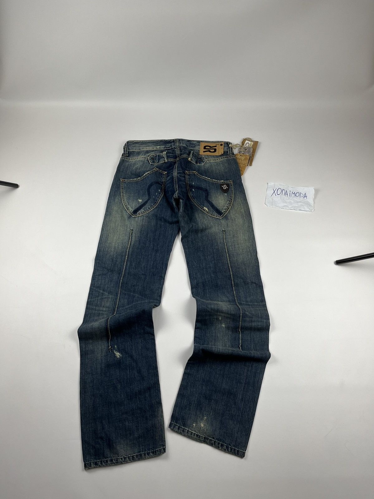 Other Jeans Dirty Pants faded crash denim thrashed y2k distressed Size US 32 / EU 48 - 2 Thumbnail