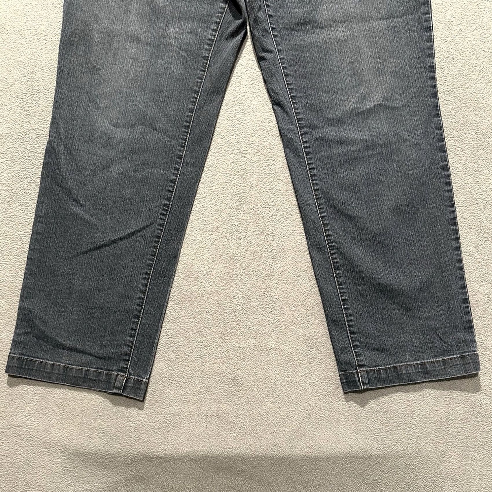 Denime Venezia Jeans Womens 16W Gray Relaxed Straight Fit GUC Size 26" / US 2 / IT 38 - 5 Thumbnail