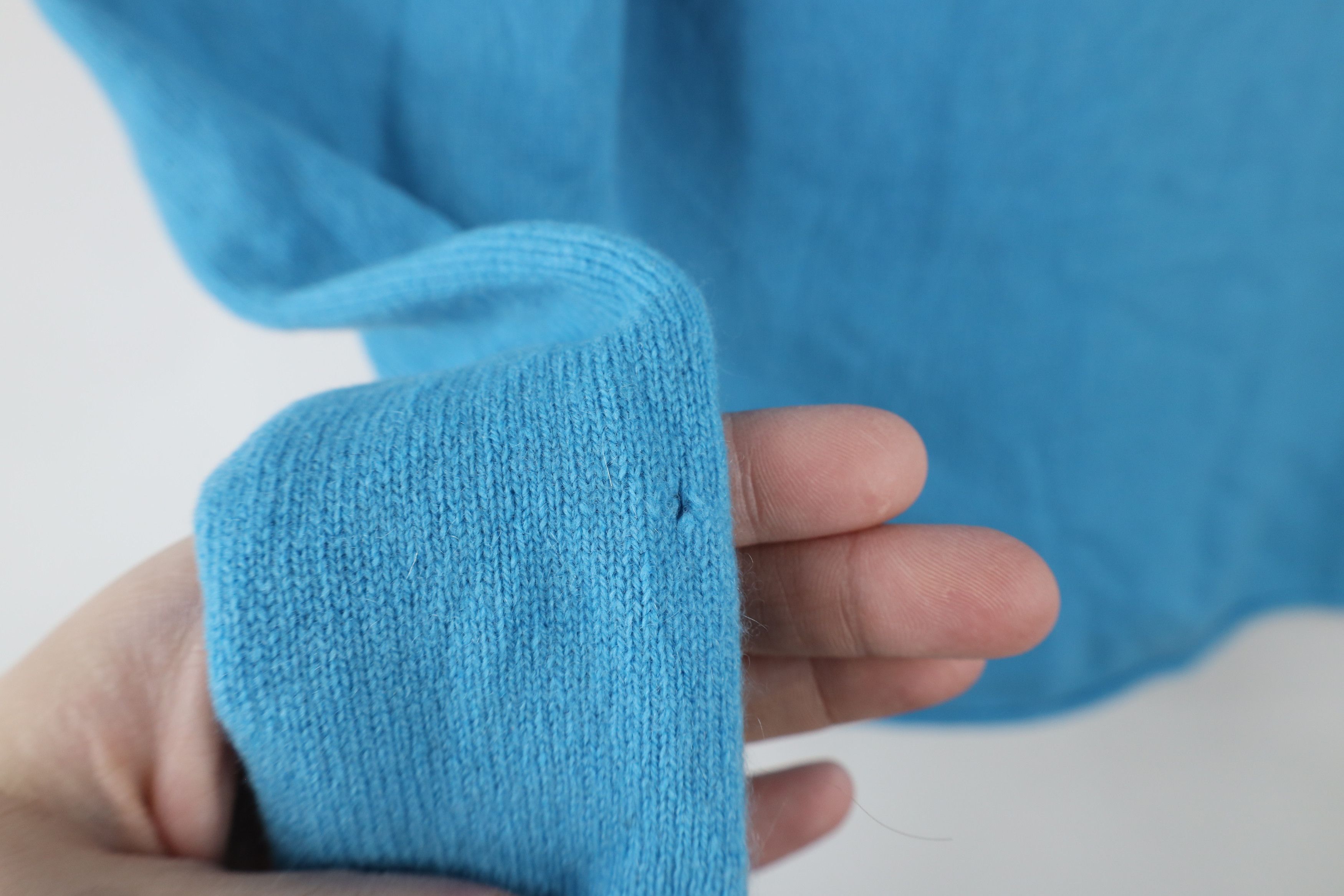 J.Crew × Vintage Vintage J Crew Blank Soft Cashmere Marled Knit Sweater Blue Size M / US 6-8 / IT 42-44 - 4 Thumbnail