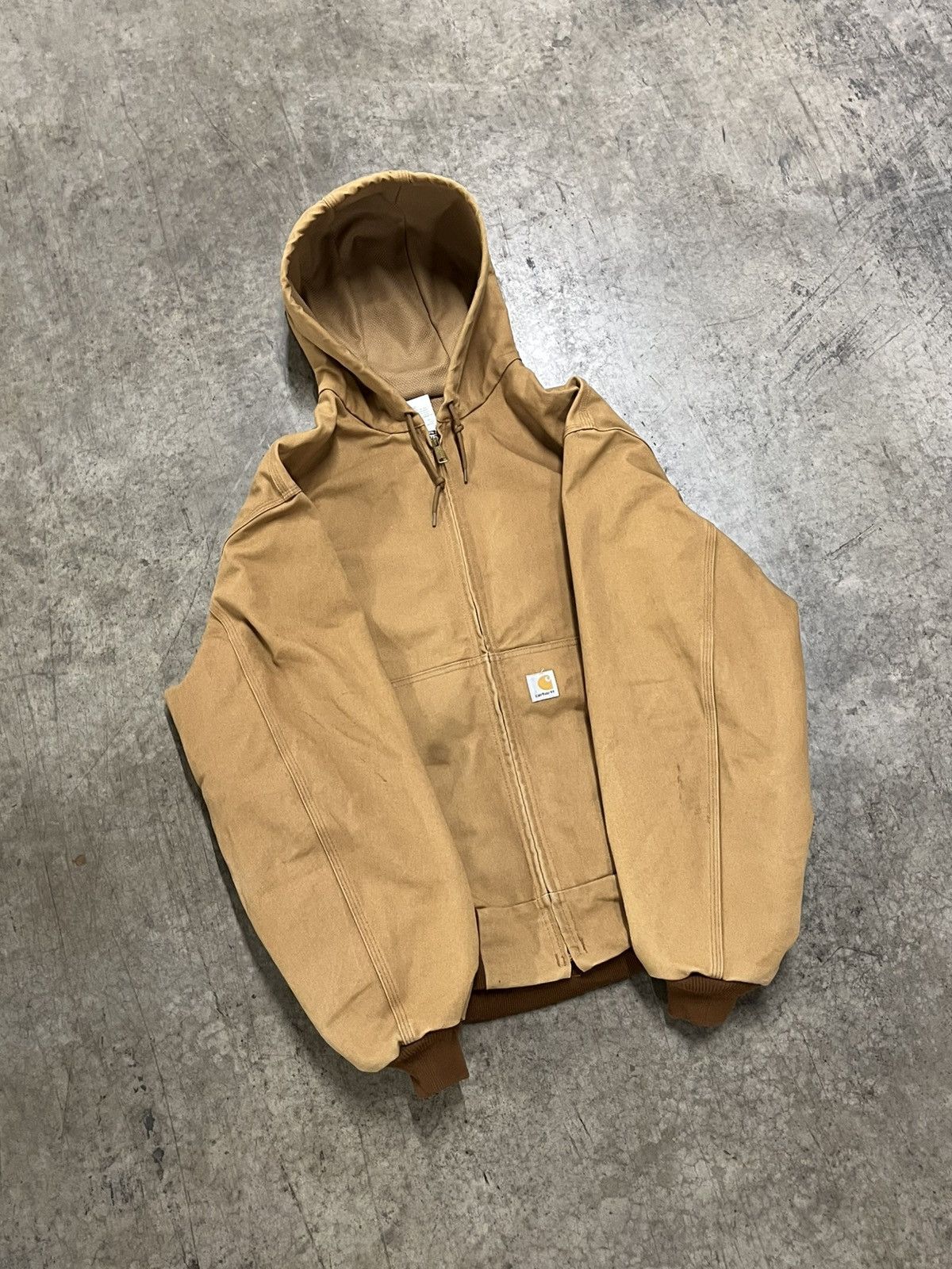 Carhartt × Vintage Carhartt vintage hooded zip up jacket rare hype workwear Size US XL / EU 56 / 4 - 7 Thumbnail