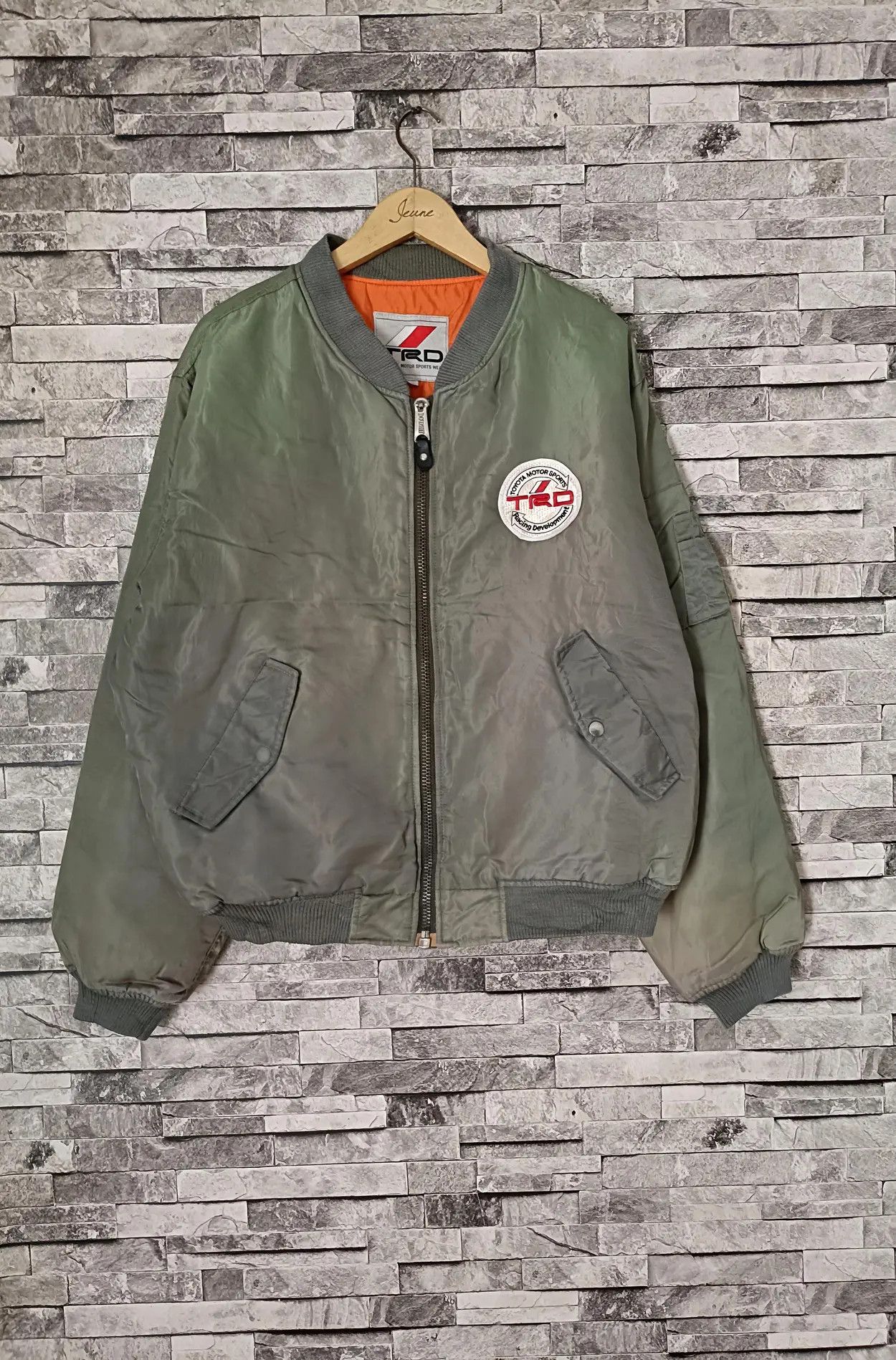 Vintage Vintage TRD bomber jacket Toyota racing development Size US M / EU 48-50 / 2 - 1 Thumbnail