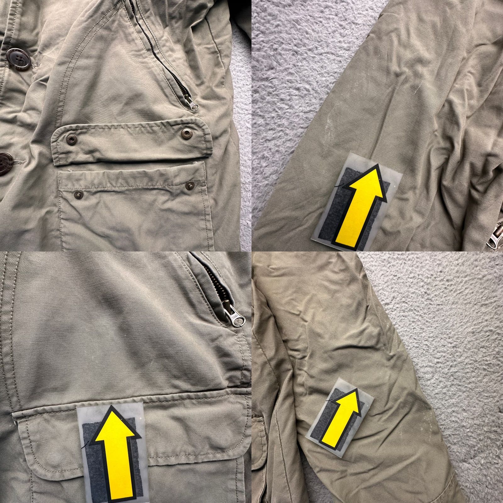 Eddie Bauer VINTAGE Eddie Bauer Button Canvas Field Barn Coat Jacket Mens XLT Tall Olive Green Size US XL / EU 56 / 4 - 8 Thumbnail