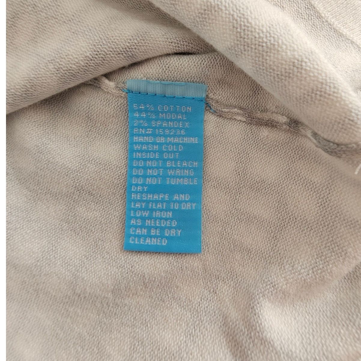 J.McLaughlin J. Mclaughlin Women White/Gray Cotton Blend Crew Sweater XS Size XS / US 0-2 / IT 36-38 - 8 Thumbnail