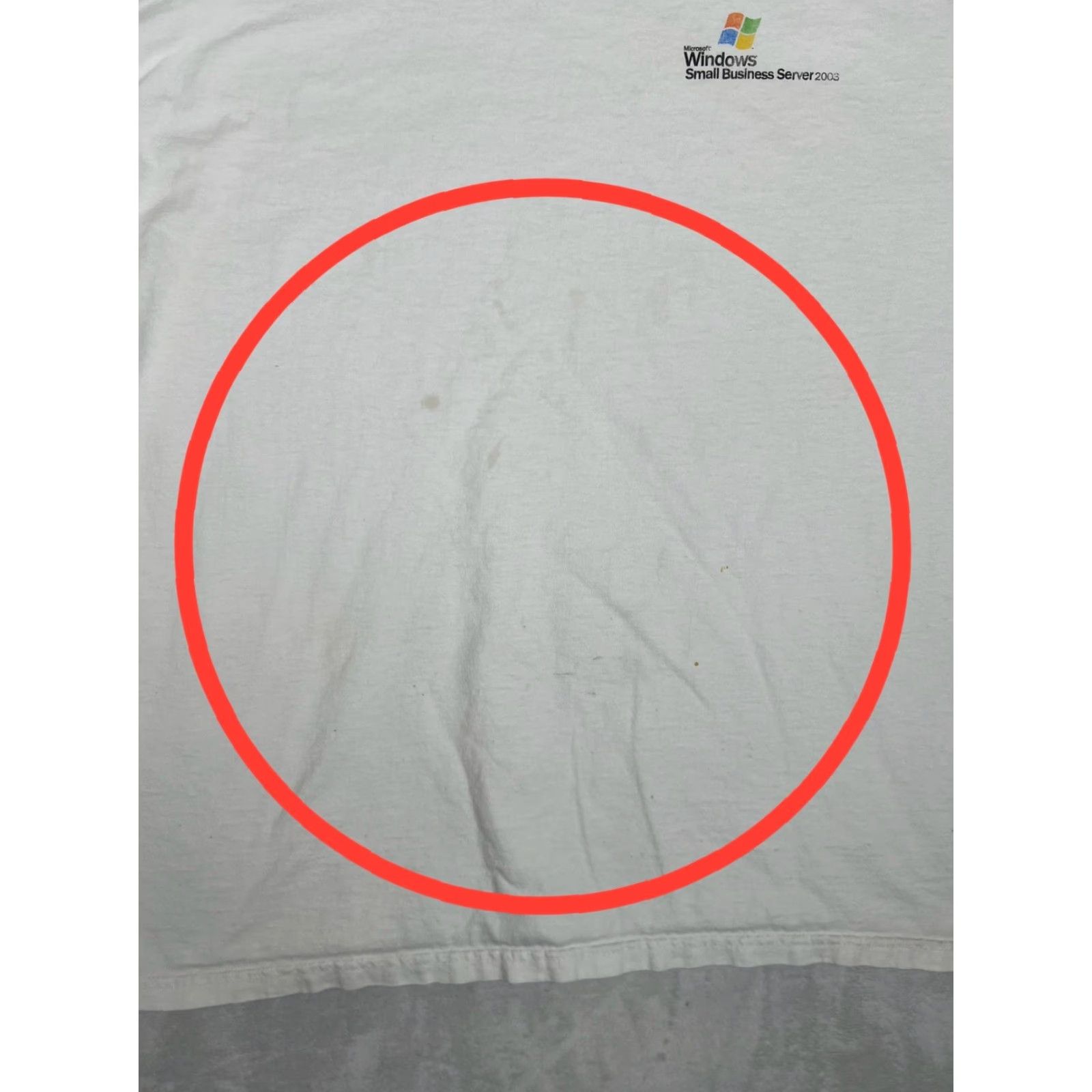 Port & Company VINTAGE Port & Company Shirt Mens XL White Graphic Print Geek Logo Windows Small Business Server 2003 2000s Mens Size US XL / EU 56 / 4 - 5 Thumbnail