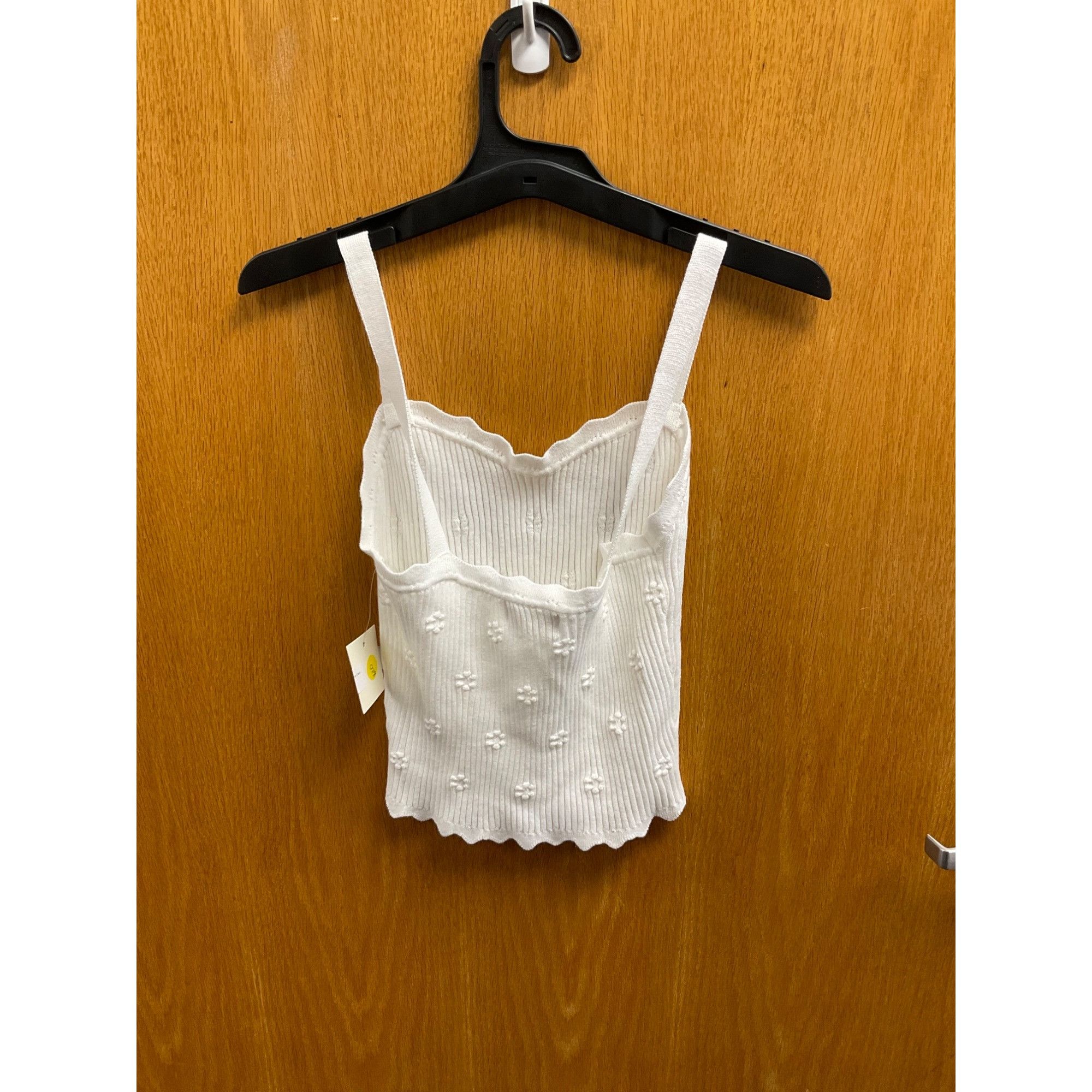 Other Juniors SO Raised Floral Ribbed Sweater Cami medium Size M / US 6-8 / IT 42-44 - 4 Thumbnail