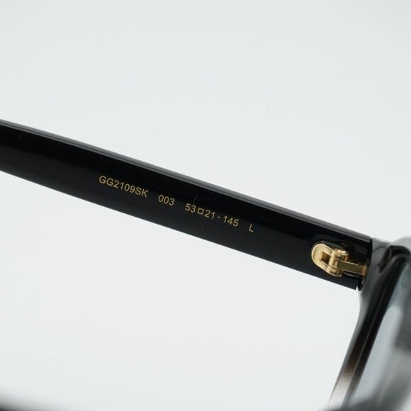 Gucci Gucci GG2109SK 003 Sunglasses Black Gradient Square Frame Size ONE SIZE - 6 Thumbnail